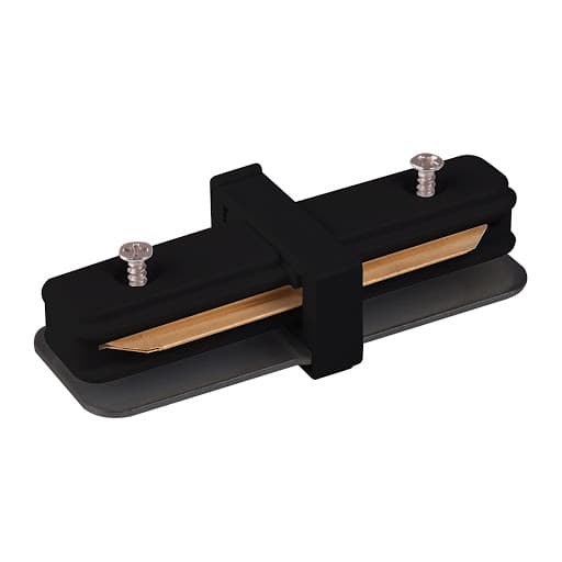 Elektrostandard TRC-1-1-I-BK / Соединитель электрический Коннектор прямой для однофазного шинопровода (черный) a039599