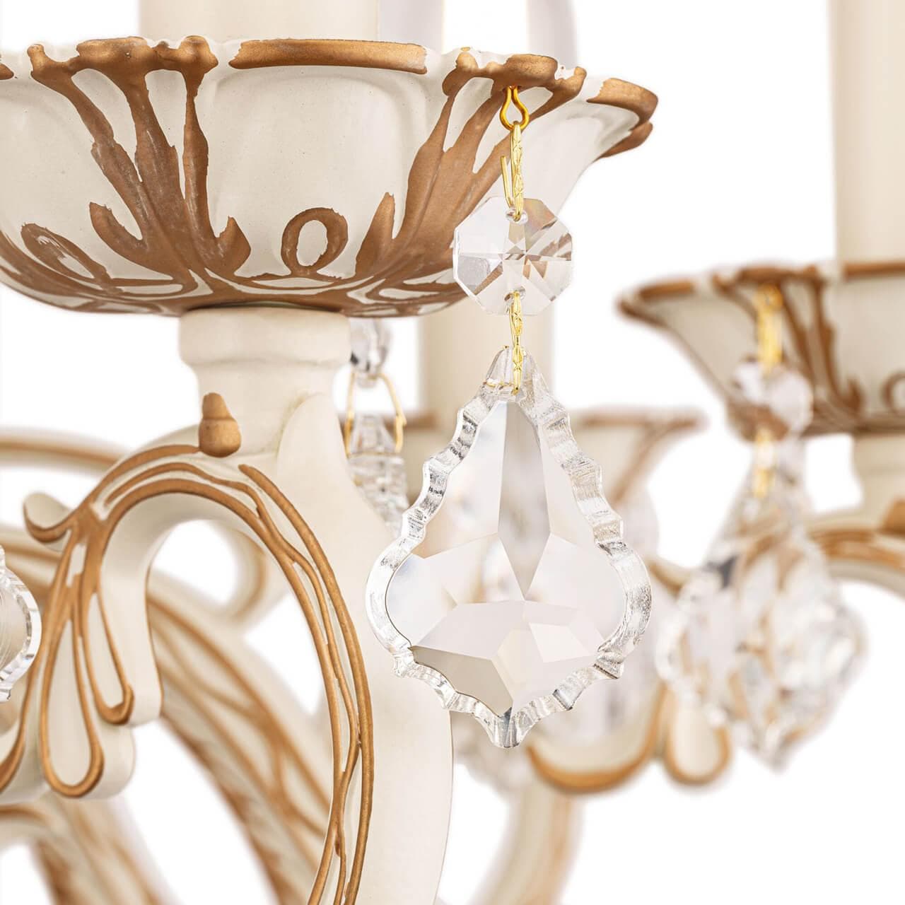 Maytoni Elegant Bronze Бежевый Люстра 6xE14 60W ARM245-06-W — миниатюра 11