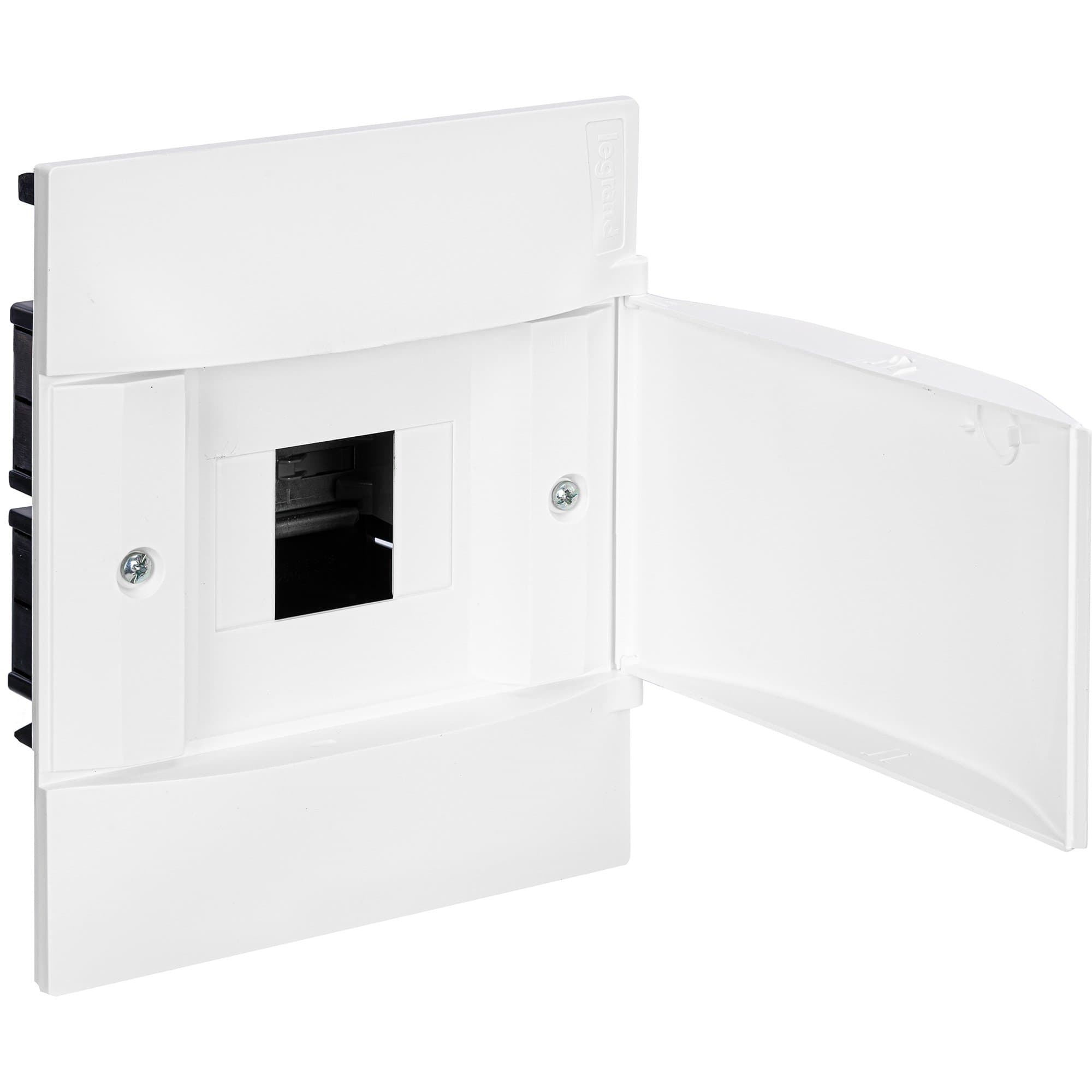 Legrand Practibox S Пластиковый щиток Встраиваемый 1X4 Белая дверь 134544 — миниатюра 2