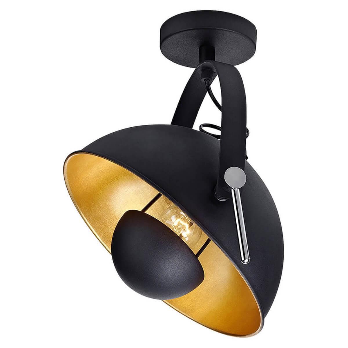 Lussole LOFT Металл Черный / оранжевый Металл Светильник потолочный E27 60W LSP-9825 — миниатюра 1