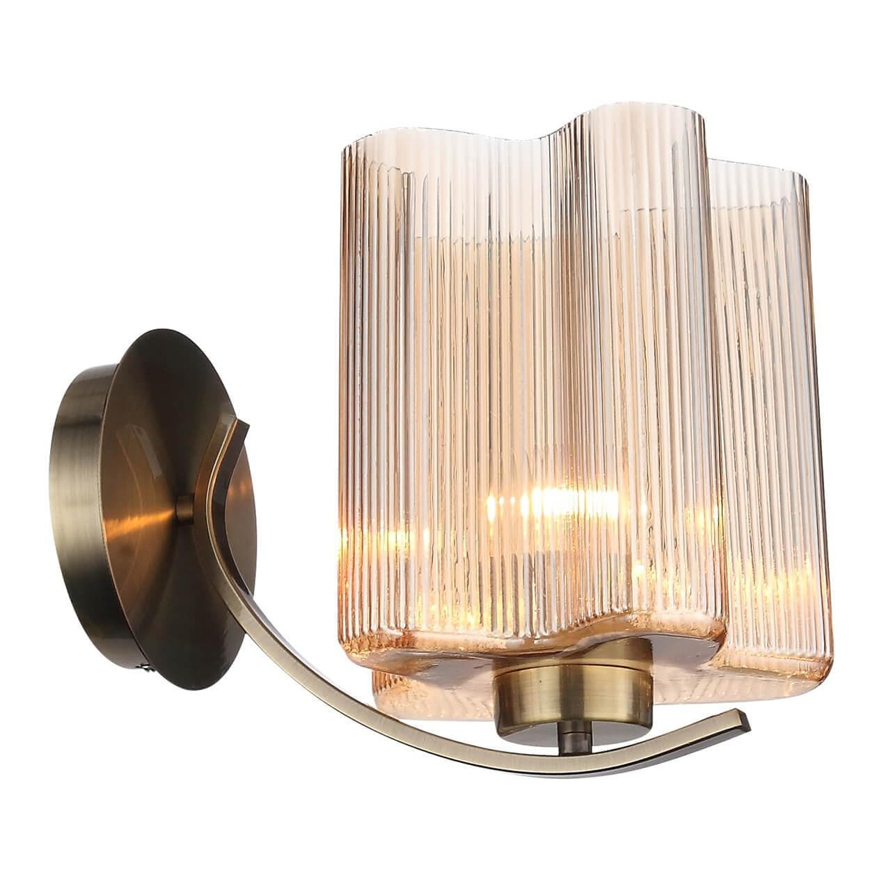 ST LUCE SL117.301.01 Бра Бронзовый/Янтарный E27 1*60W