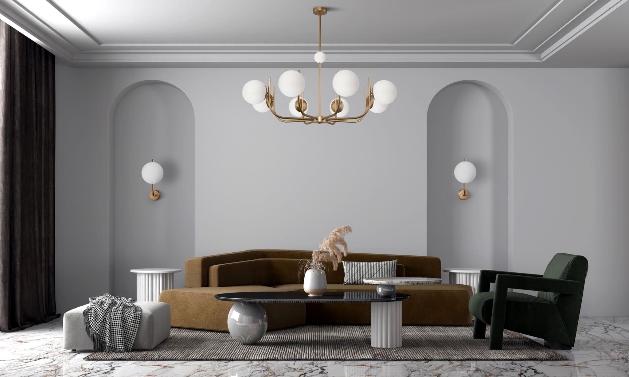 Maytoni Modern Латунь Светильник подвесной MOD109PL-08BS — миниатюра 3