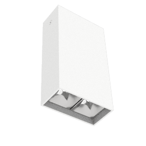 Varton Светодиодный светильник DL-Box Reflect Multi 1x2 накладной 8 Вт 4000 K 80х40х150 мм RAL9003 белый муар 24° V1-R0-00251-20L20-2000840