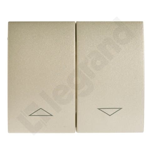 Legrand Galea Life Титан Клавиша 2-я для жалюзийного выключателя 771414 — миниатюра 2