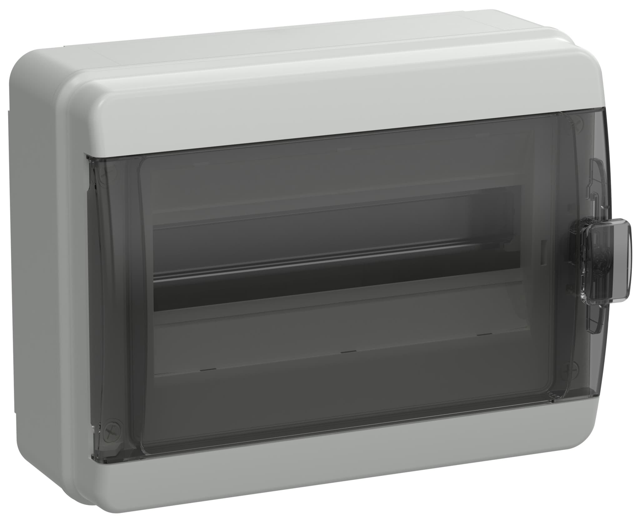 IEK TEKFOR Корпус пласт. КМПн-12 IP65 черн. прозр. дверь