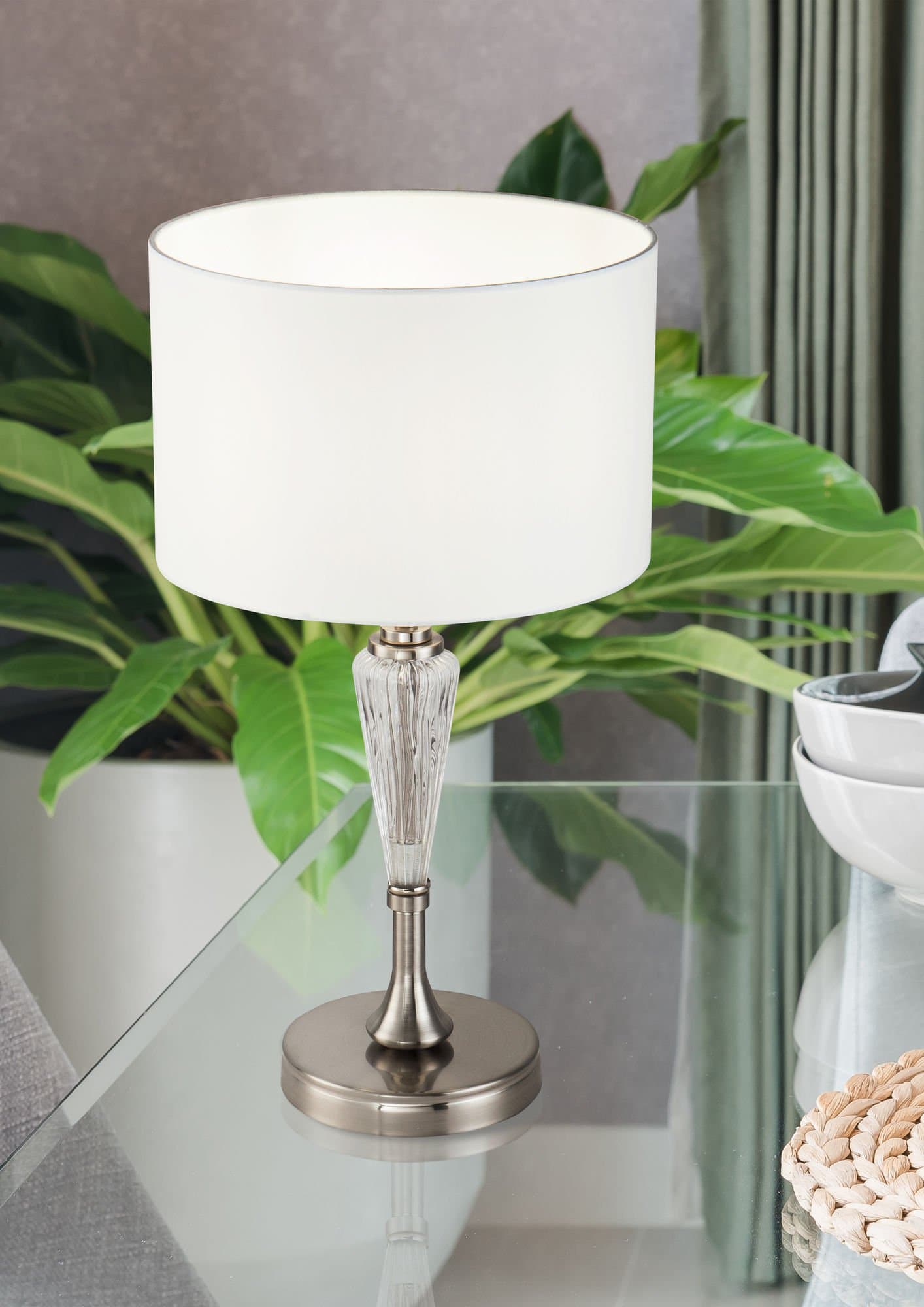 Maytoni Neoclassic Alicante Никель Настольная лампа E14 40W MOD014TL-01N — миниатюра 5
