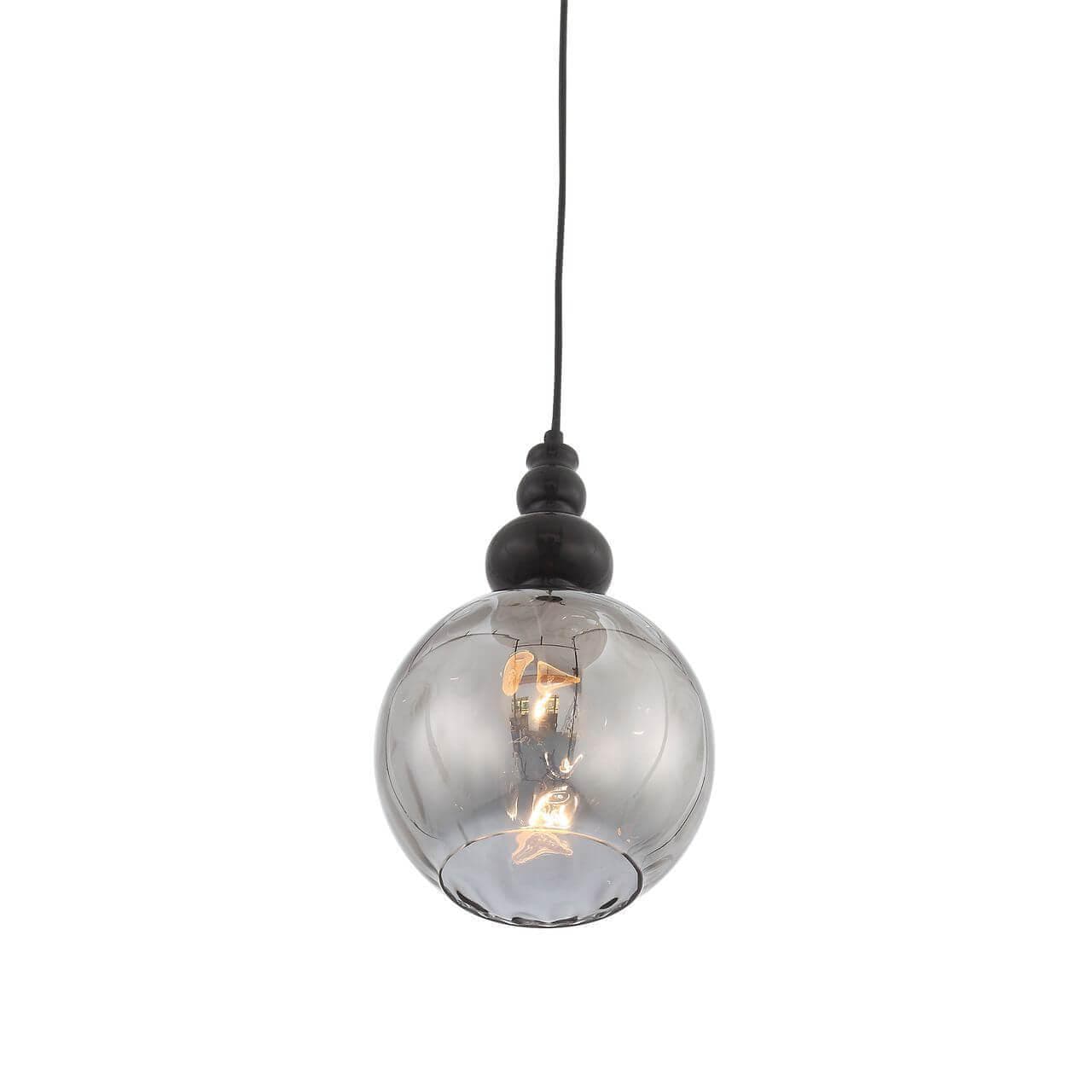ST LUCE SL374.413.01 Подвес  Черный/Дымчатый E27 1*40W — миниатюра 2