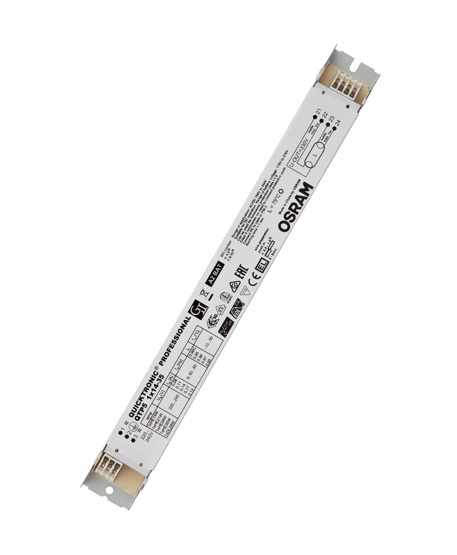 Osram ЭПРА QTP5 1x14-35/230-240 360x30x21 4008321329035