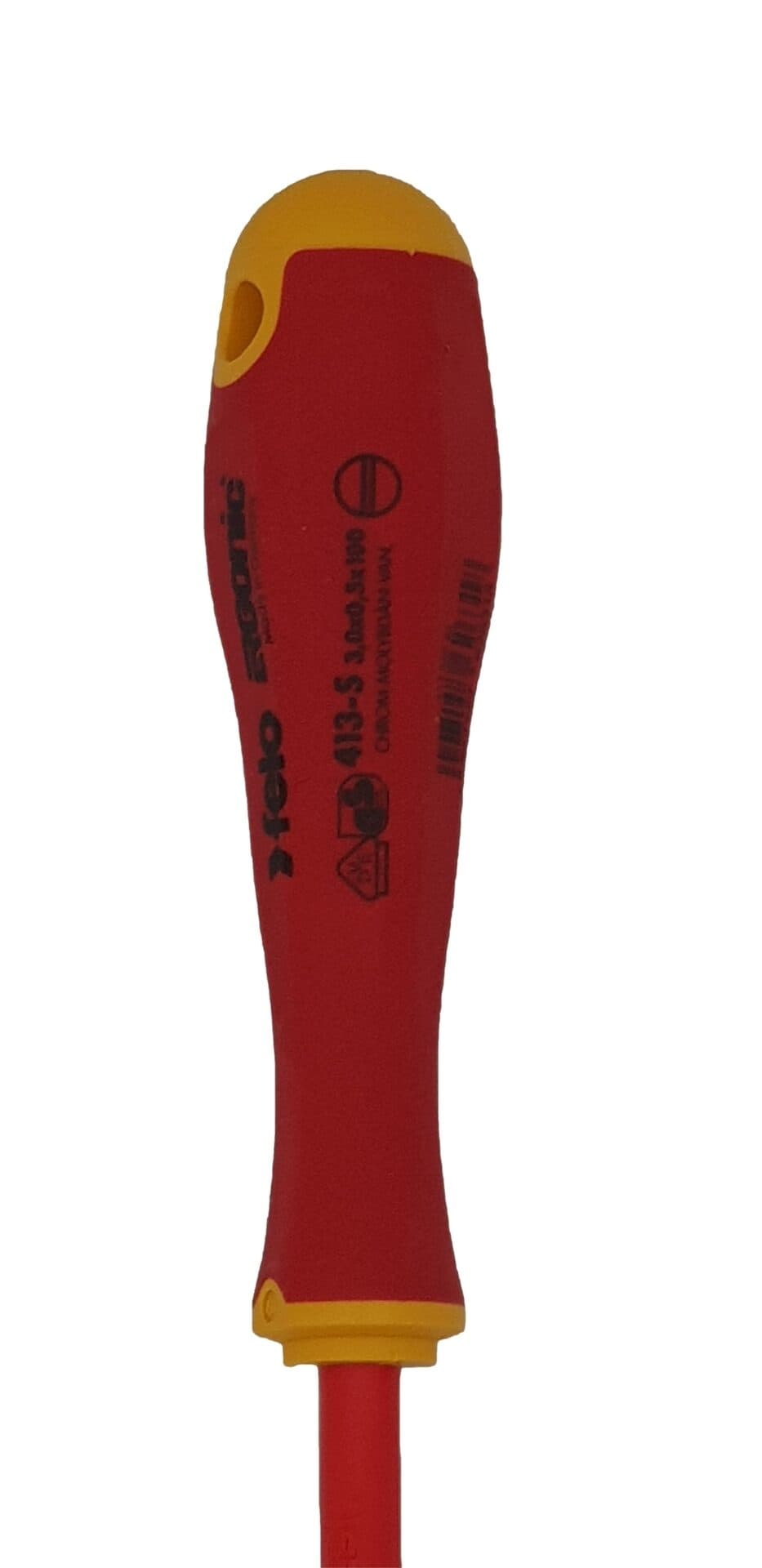 Felo Отвертка диэлектрическая SL 3,0х0,5 E-Slim Ergonic 41393090 — миниатюра 2