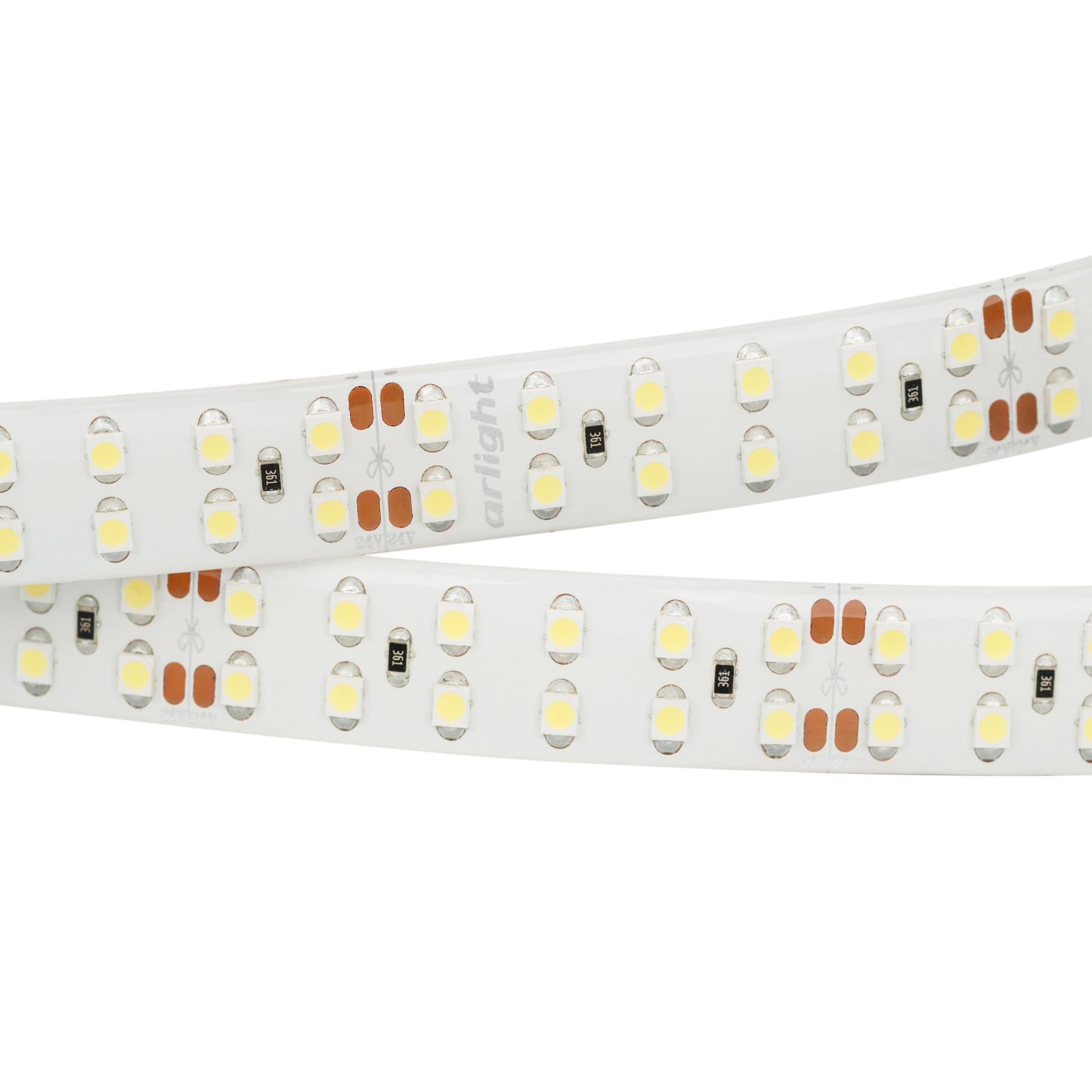 Arlight Светодиодная лента RTW 2-5000SE 24V Cool 2x2 (3528, 1200 LED, LUX) (19.2 Вт/м, IP65) 014722 — миниатюра 1