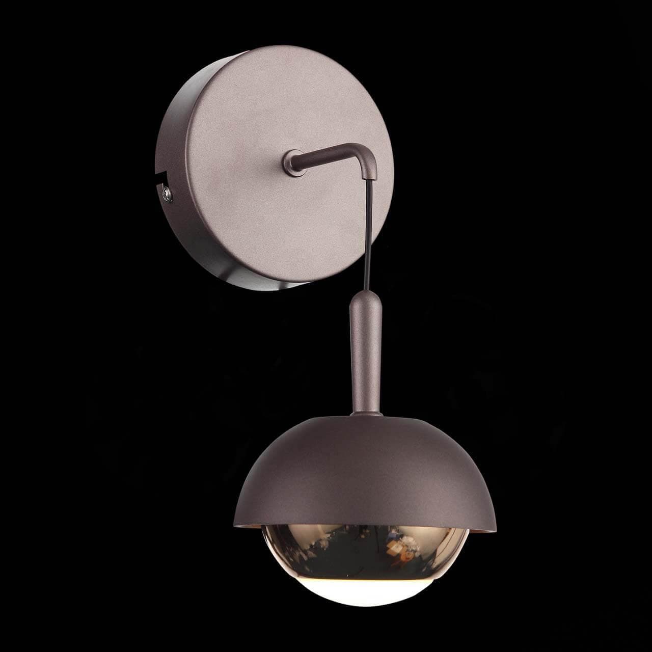 ST Luce SL1602.321.01 Светильник настенный Кофейный, Золото/Кофейный, Золото LED 1*8W — миниатюра 4