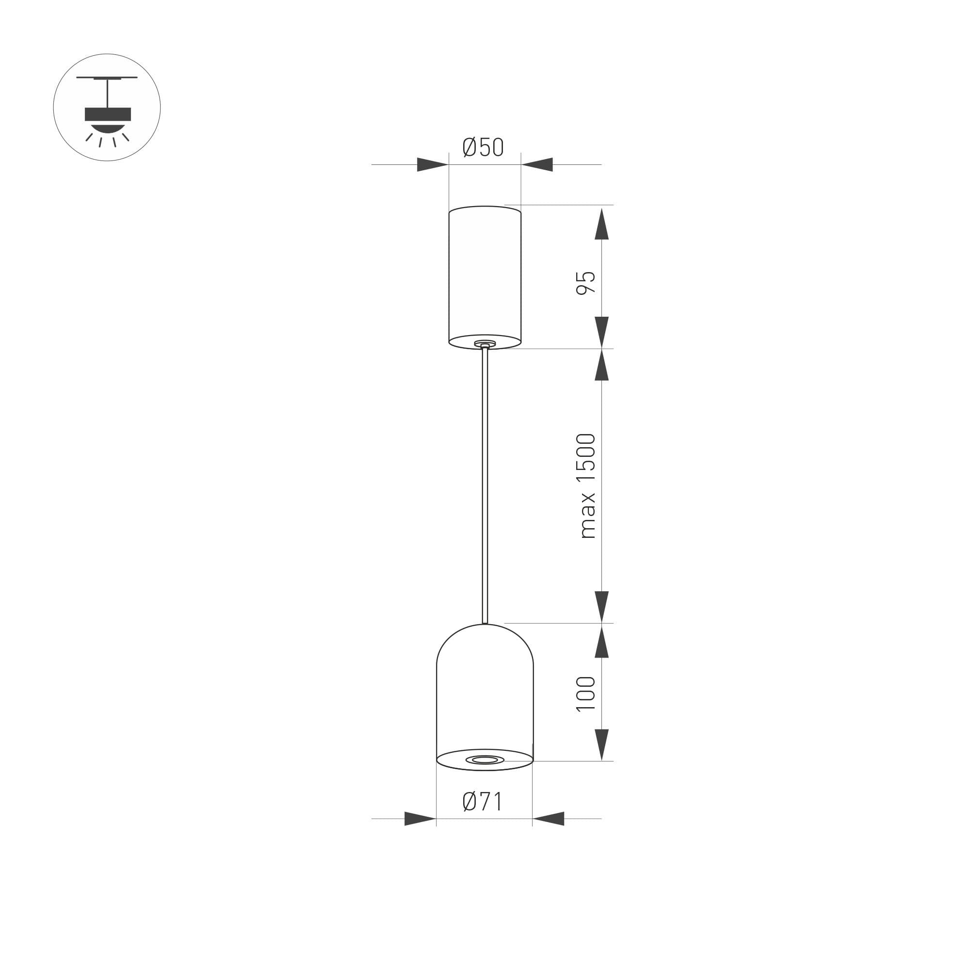 Arlight Светильник SP-ELEMENTA-DOME-R71-9W Warm3000 (WH, 39 deg, 230V) (IP40 Металл, 3 года) 032777 — миниатюра 4