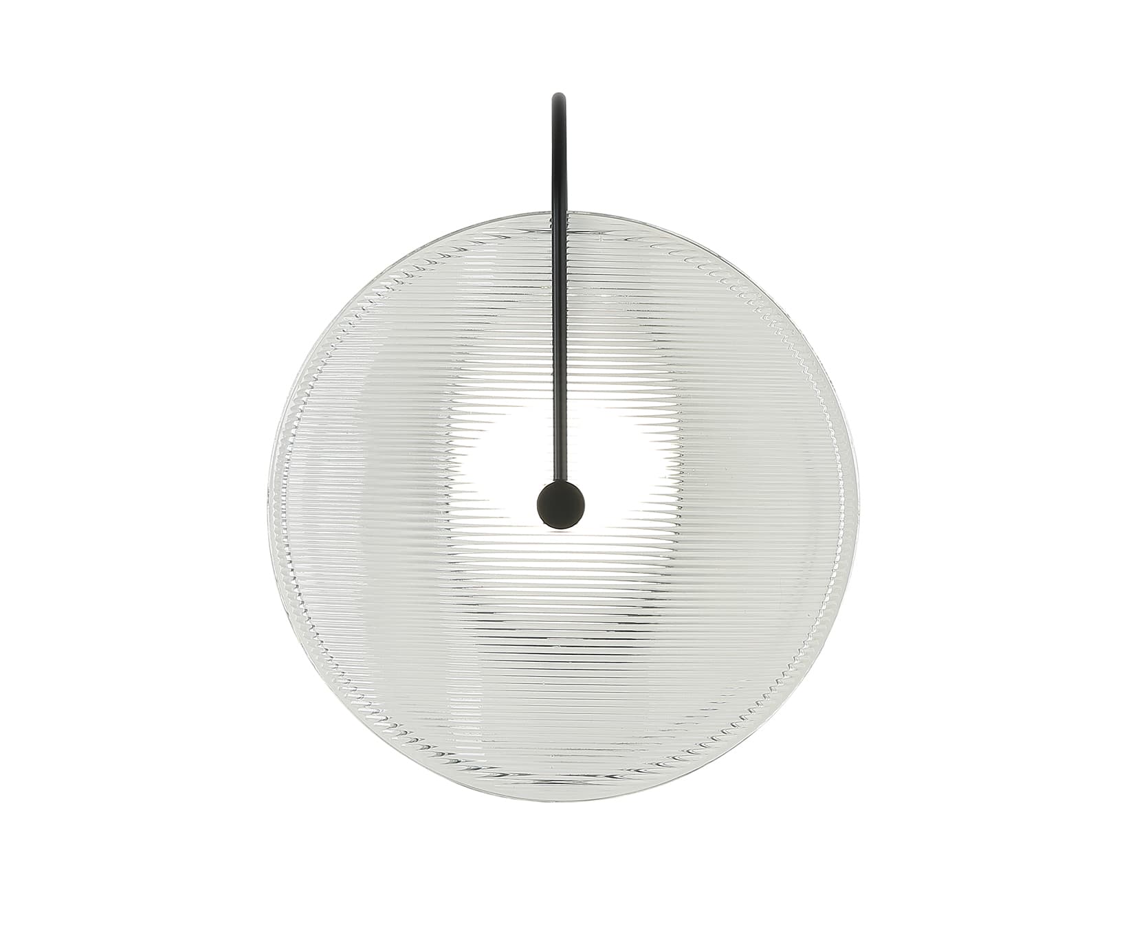 Kink Light 08438-2,19(21) Настенный светильник Мелисса черный/прозрачный d25 h30 Led 8W (4000K)