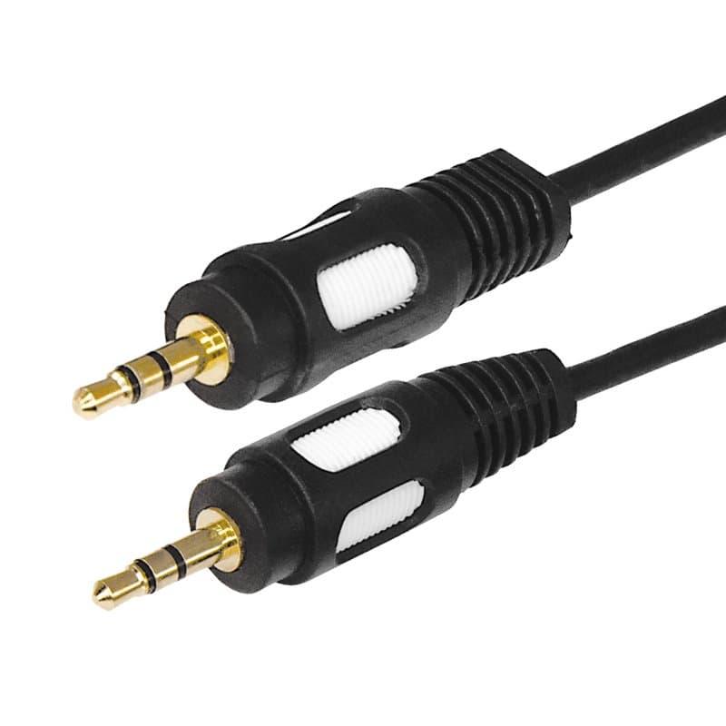 Шнур 3.5 Stereo шт - 3.5 Stereo шт 1.5М (GOLD) Rexant 17-4112