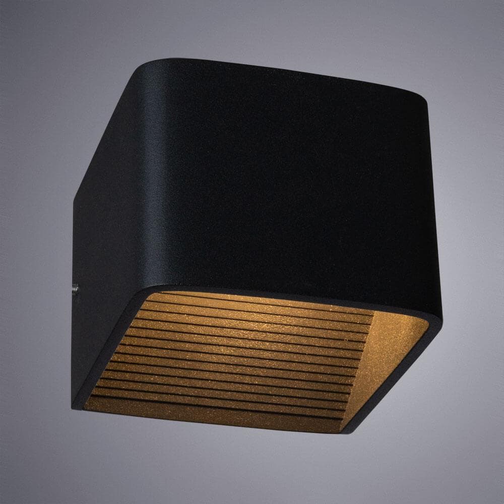Arte Lamp A1423AP-1BK Scatola Настенный светодиодный светильник — миниатюра 2