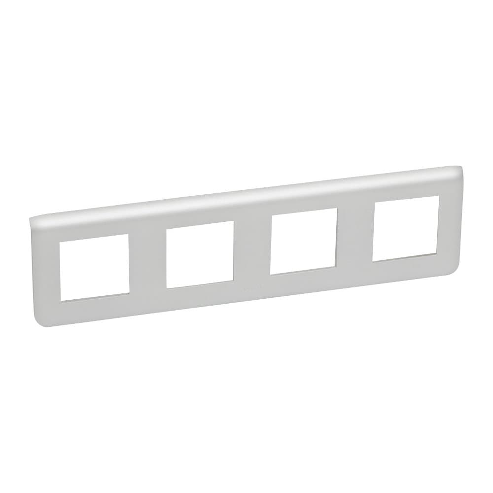 Legrand Mosaic Алюминий Рамка пластиковая Горизонтальная 4х2 модуля 079308