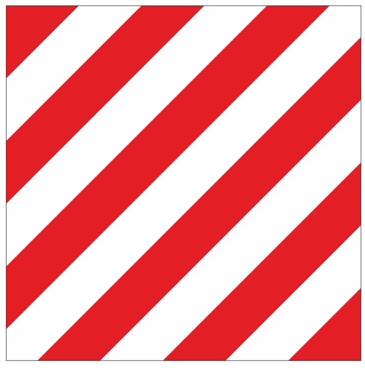 Знак металл "Негабаритное место" (300x300) EKF PROxima