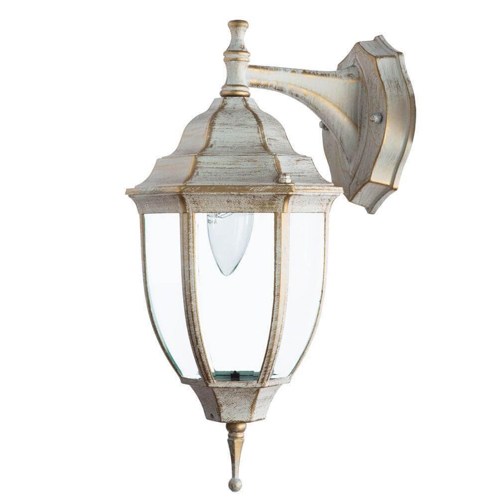 Arte Lamp Pegasus Белый/Прозрачный Светильник уличный настенный 1x60W 1xE27 A3152AL-1WG