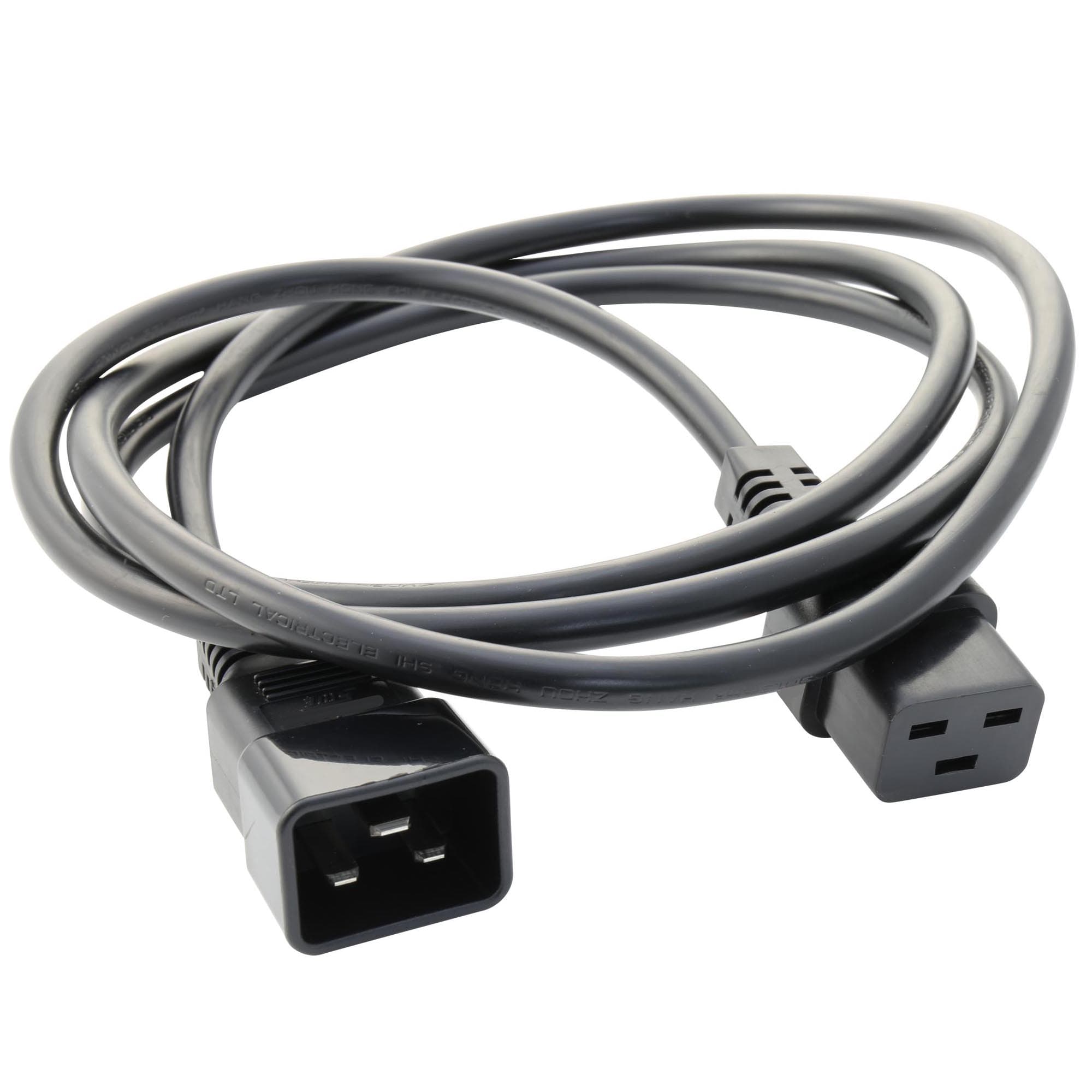 DKC Кабель питания ДКС, IEC 60320 С19 - IEC 60320 C20, 2 м, сечение 3 x 2,5мм