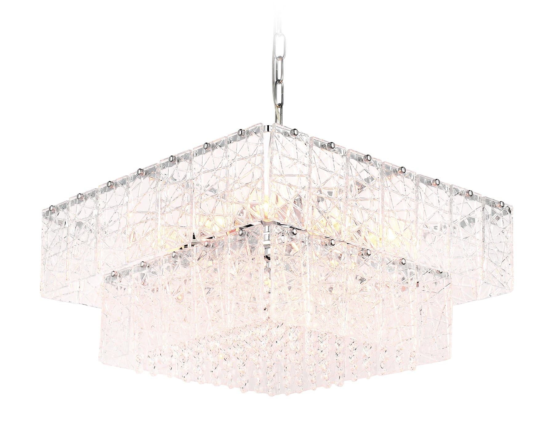 Ambrella Подвесная люстра TR5238/8 CH/CL хром/прозрачный E14/8 max 40W 540*540*950 — миниатюра 1