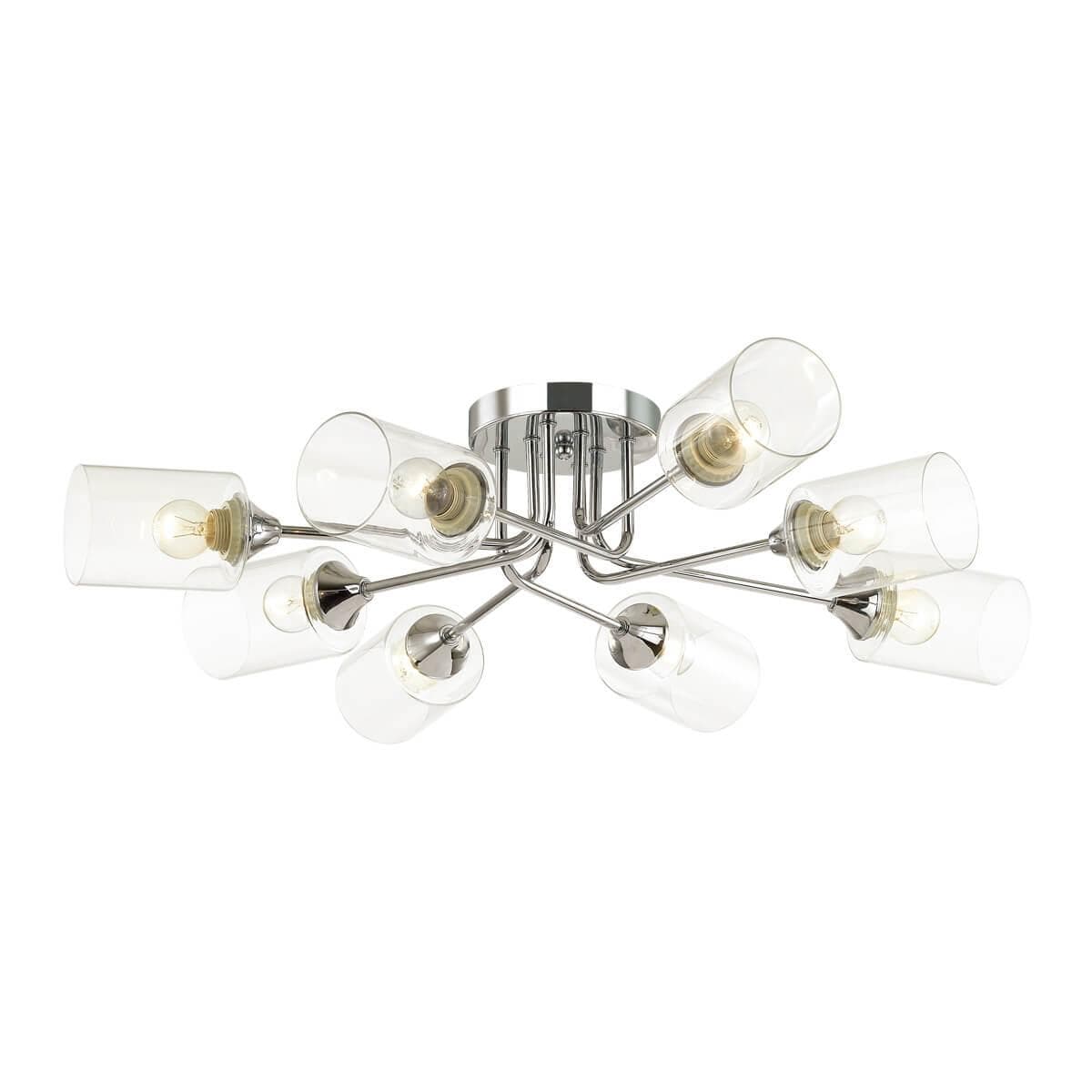 Lumion 4529/8C COMFI LN21 061 хром Люстра потолочная E27 8*60W 220V JERRY — миниатюра 1