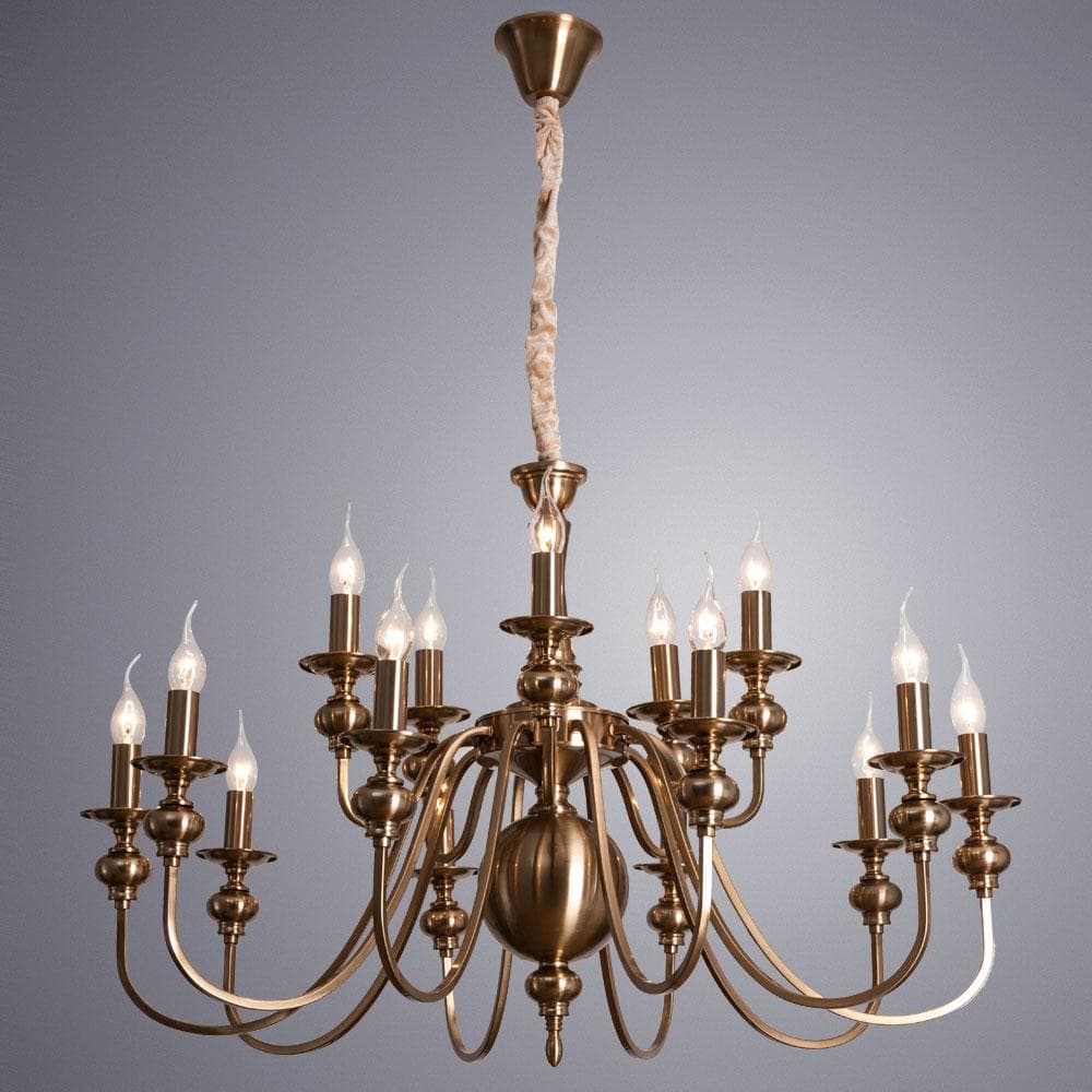 Arte Lamp PASSONI Светильник подвесной A6097LM-15PB — миниатюра 4