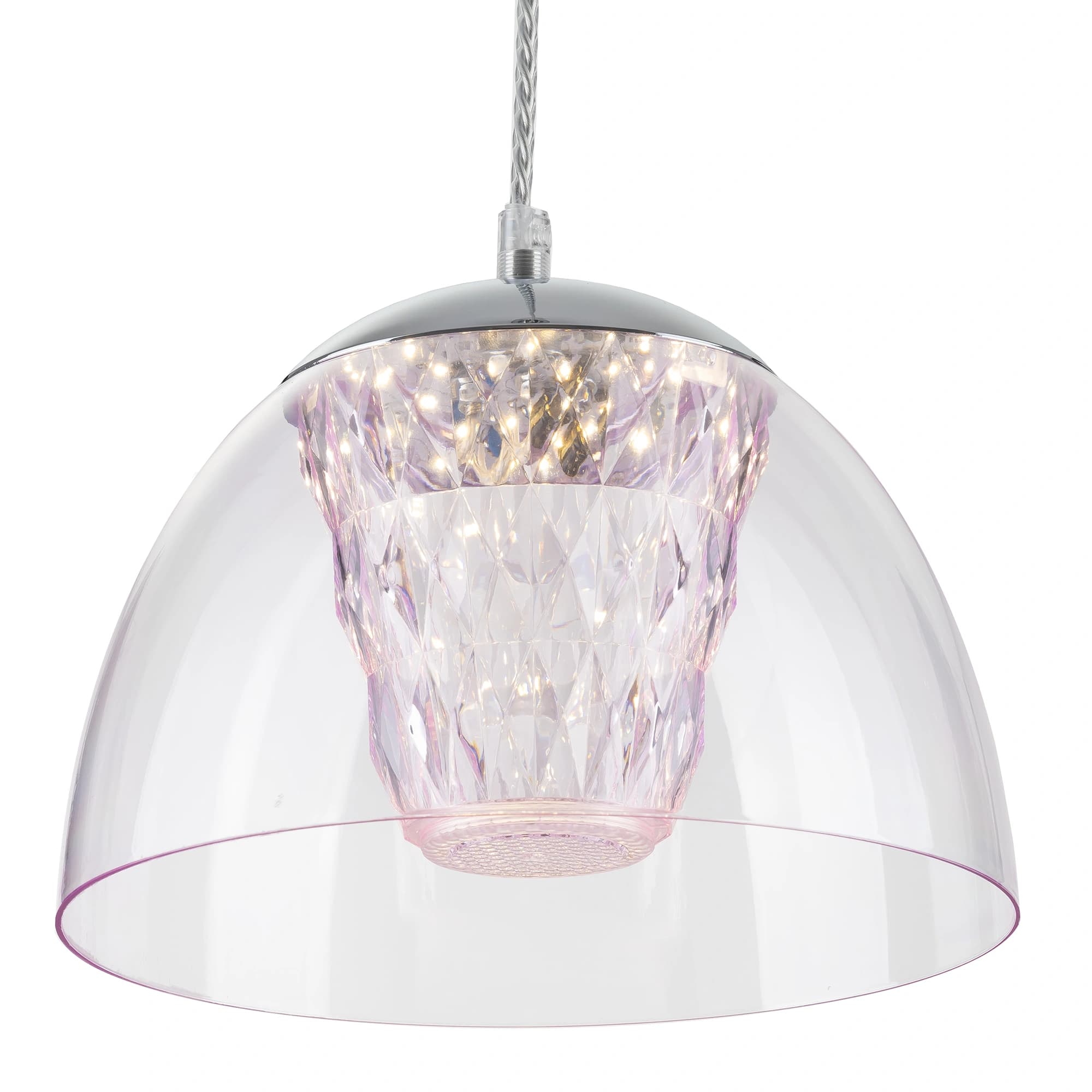 Citilux CL717114 Топаз Фиолетовый Подвес — миниатюра 8