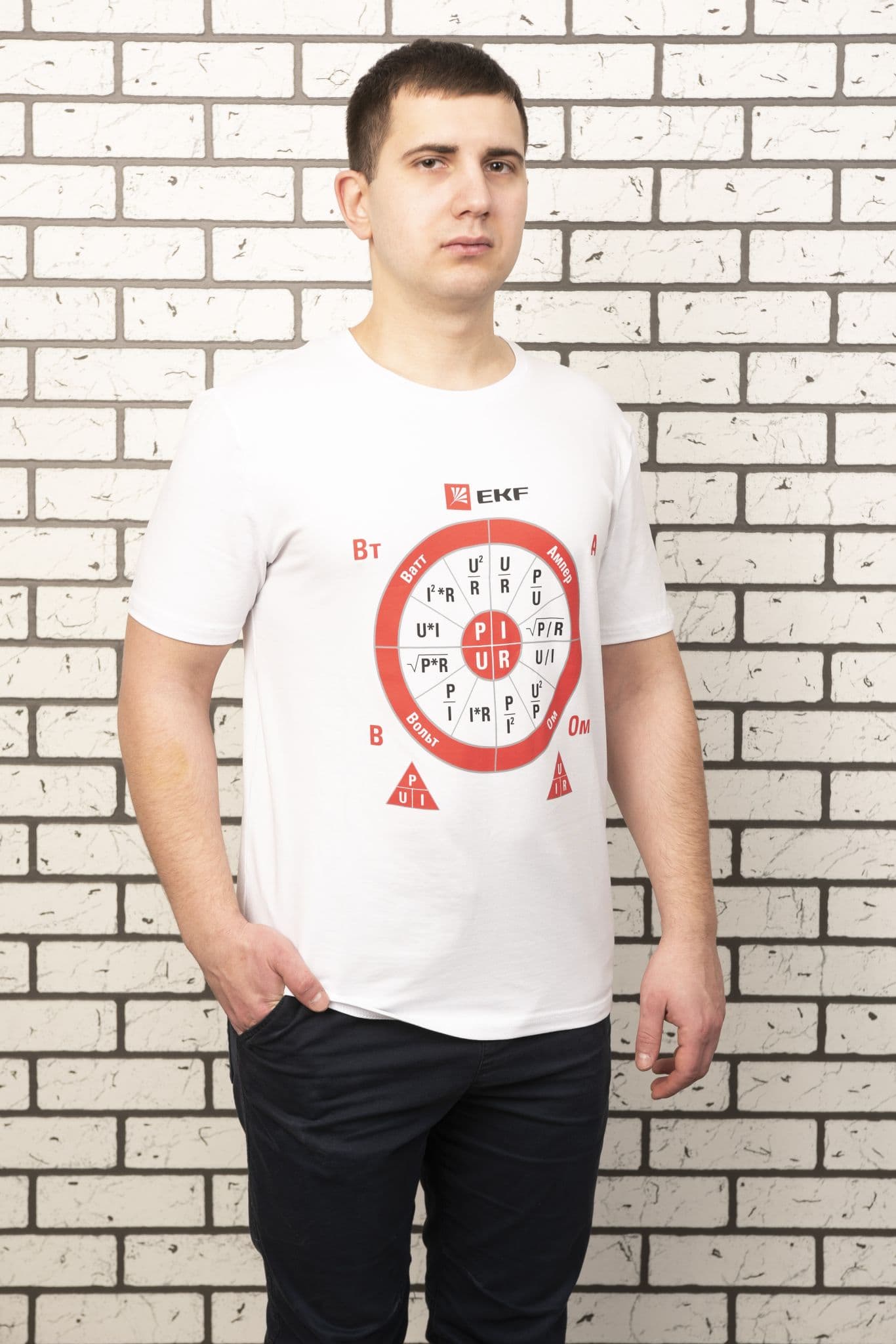 EKF Футболка белая ВТ ОМ XL — миниатюра 3