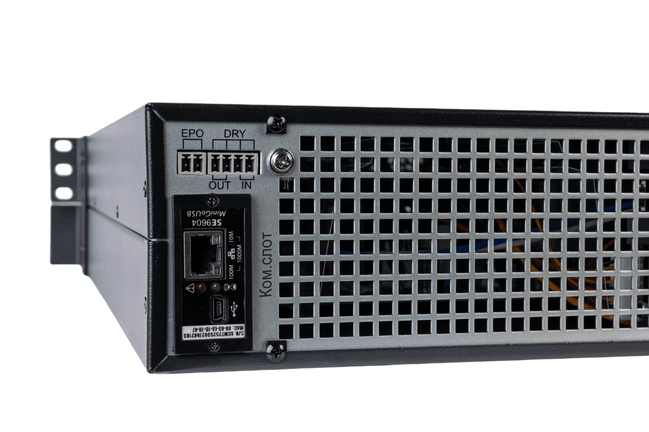 Systeme Electric ИБП SRTSE 2 поколения 1000 ВА/Вт, 2U, 8 C13+1 Schuko, USB, RS-232, сухие контакты, SNMP-карта — миниатюра 7