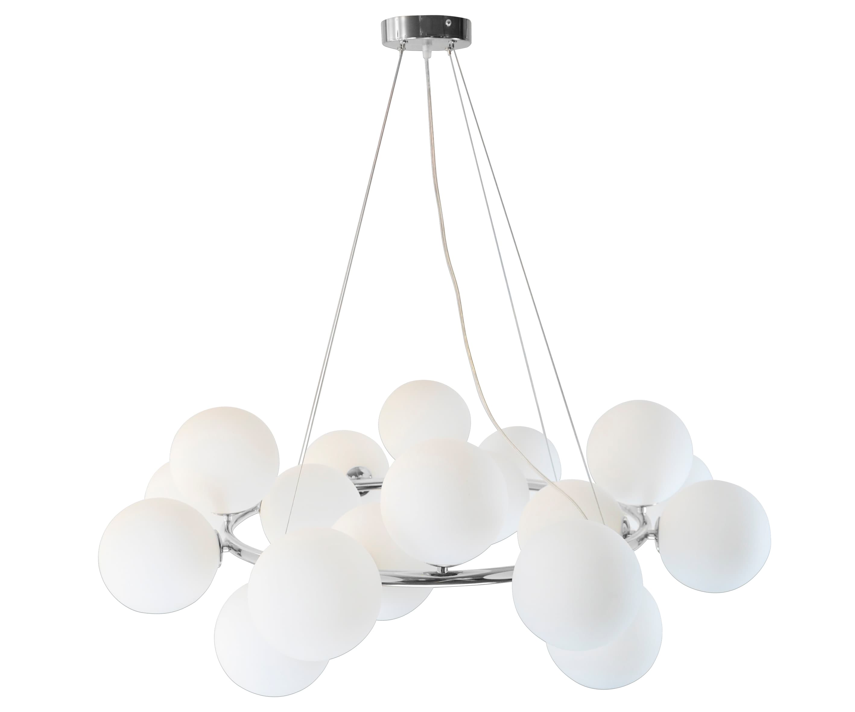 Kink Light 07508-20,02 Люстра Сида хром d86 h120 E14 20*40W