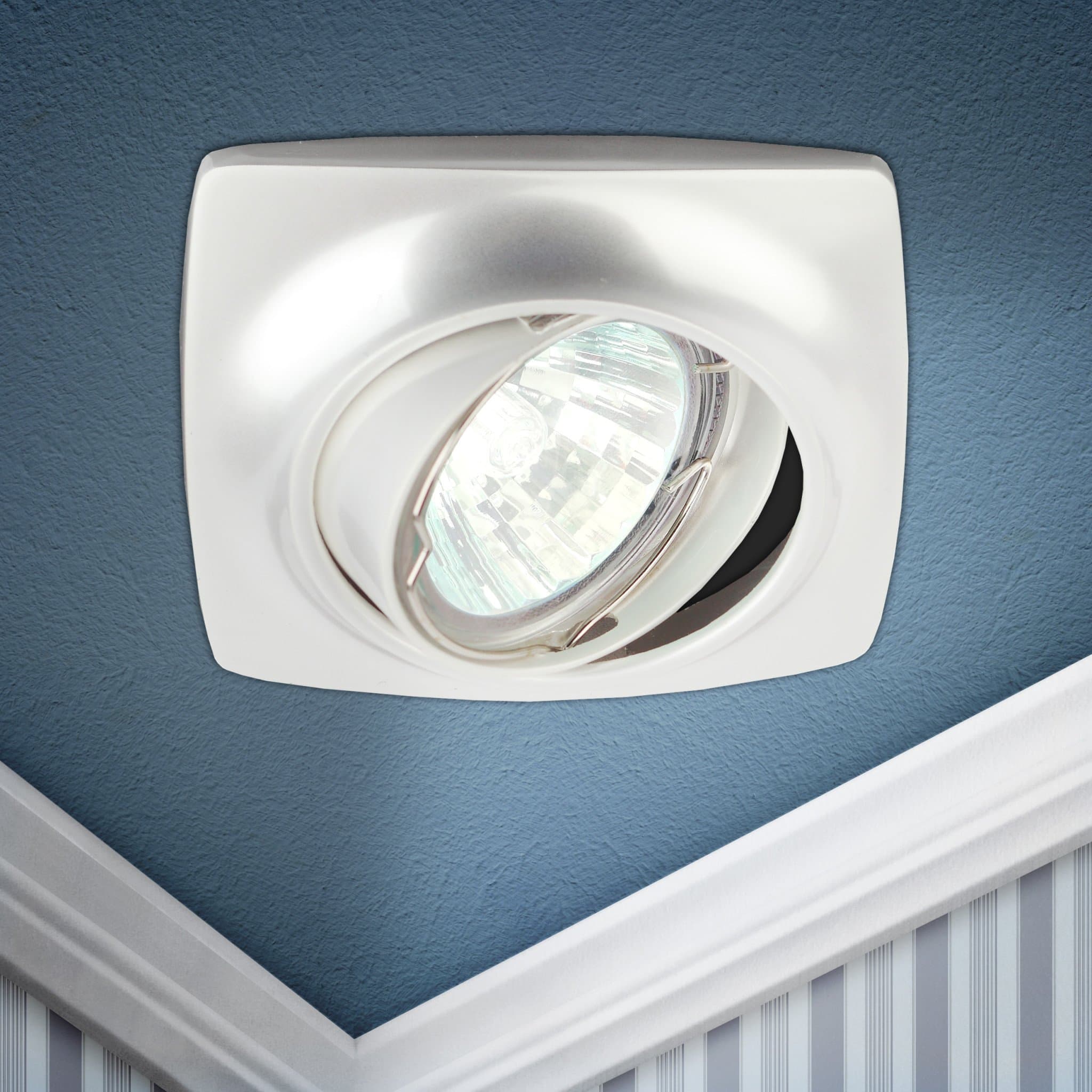 ЭРА KL63A PS Перламутровое серебро Светильник литой поворотный MR16,12V/220V, 50W Б0021523