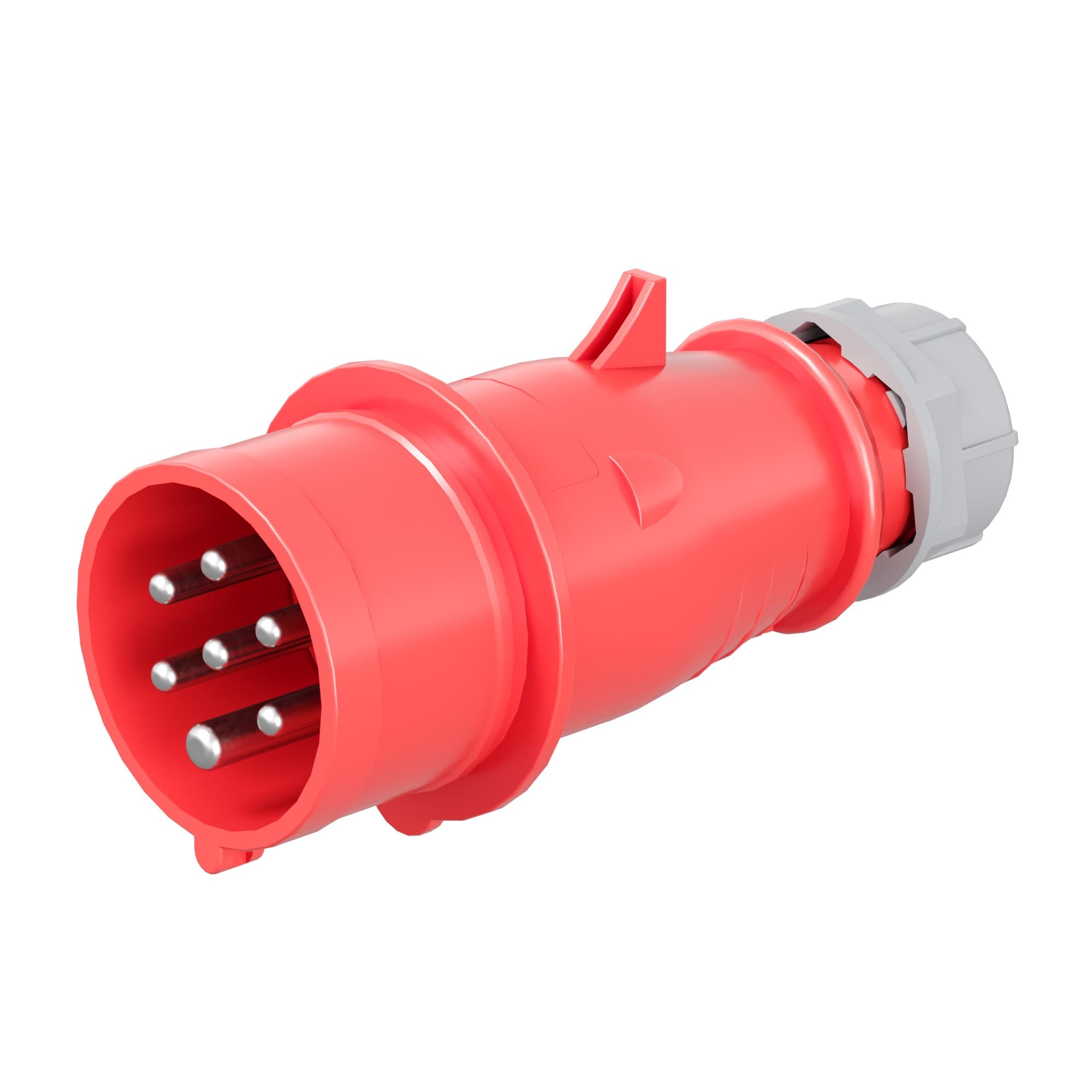 Вилка кабельная CP IP44 16A 6P+E 400В — миниатюра 1