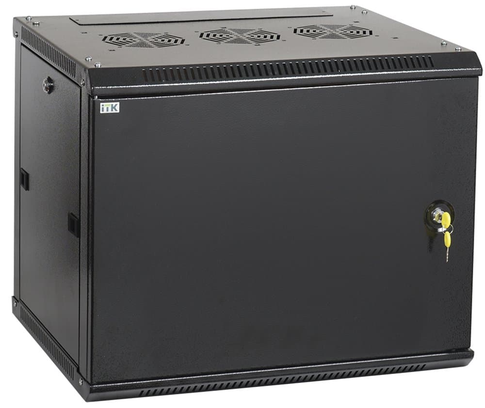IEK LINEA W ITK Шкаф LINEA W 6U 600x450 мм дверь металл, RAL9005 LWR5-06U64-MF — миниатюра 2