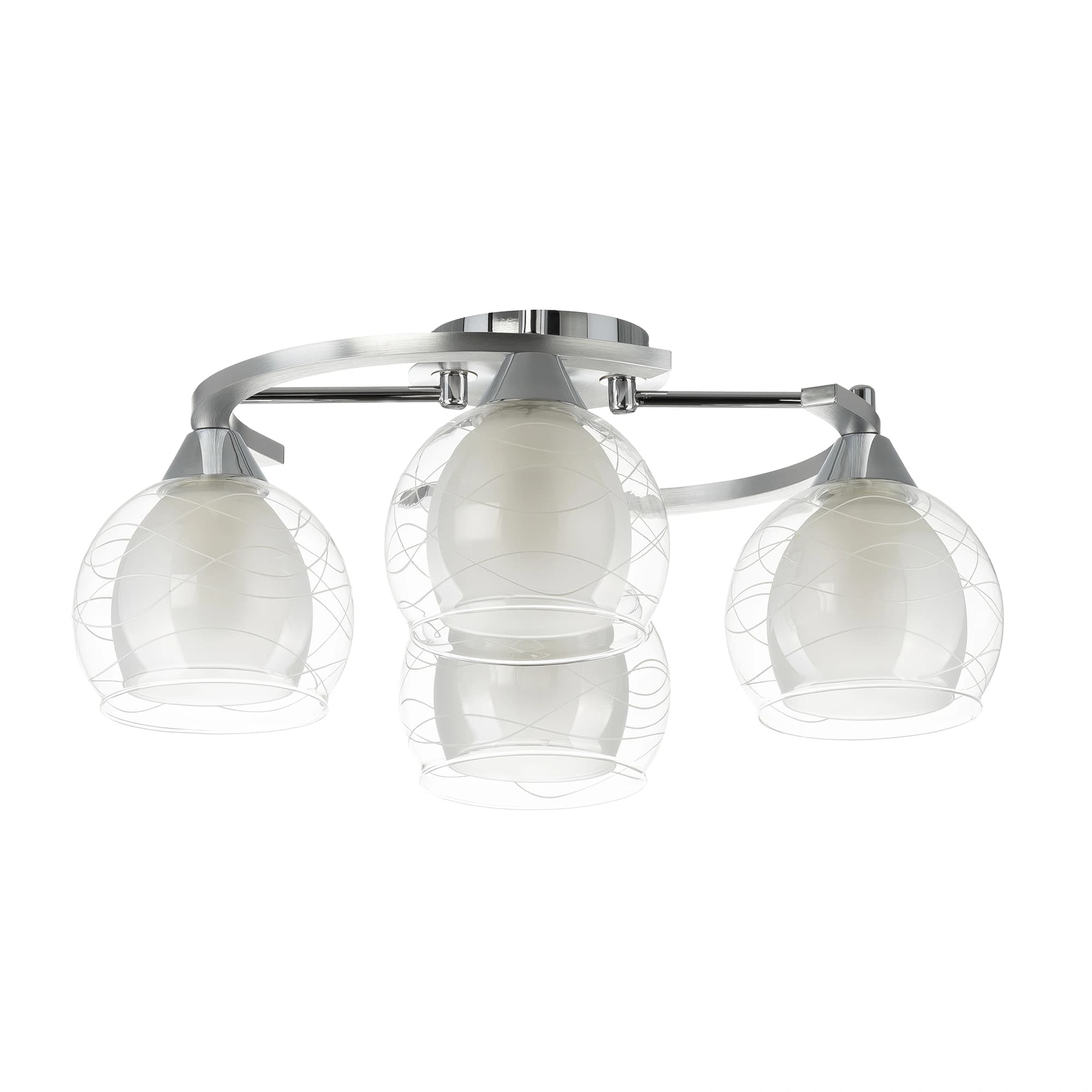 Citilux CL157142 Буги Алюм+Хром Светильник Люстра — миниатюра 4