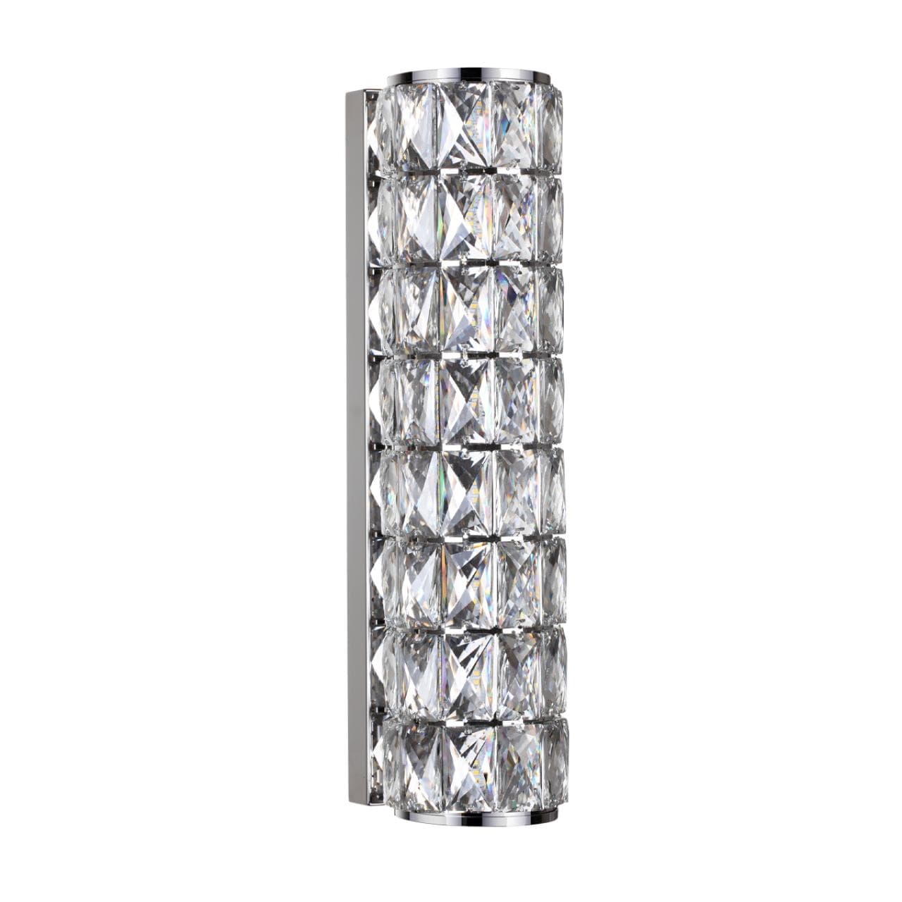 Odeon Light 4927/8WL L-VISION ODL24 483 хром/металл/хрусталь Настенный светильник LED 8W 4000K 463Лм PANTA
