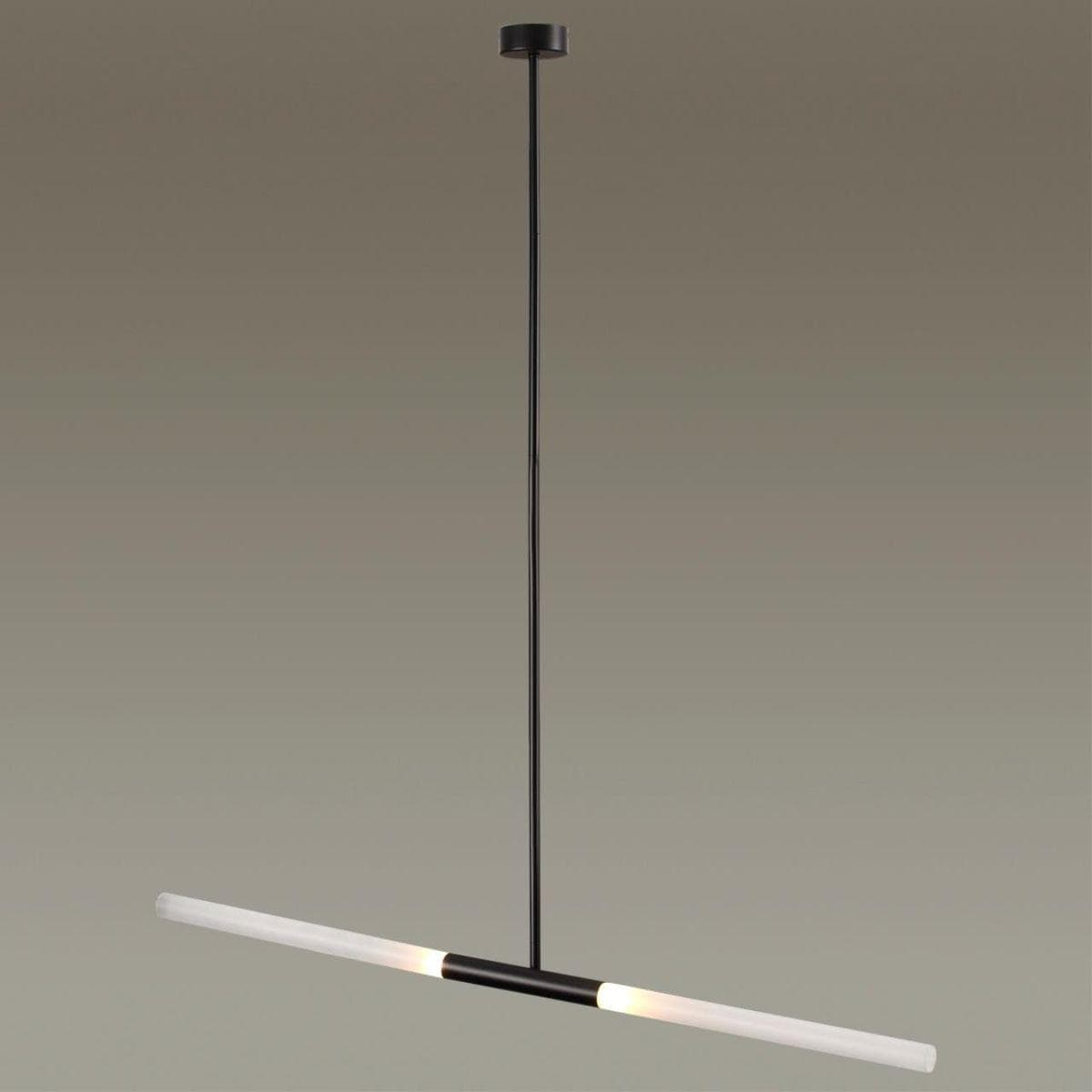 Odeon Light 4307/2 HIGHTECH ODL22 77 черный Потолочный светильник IP20 G9 2*40W SOHO — миниатюра 4