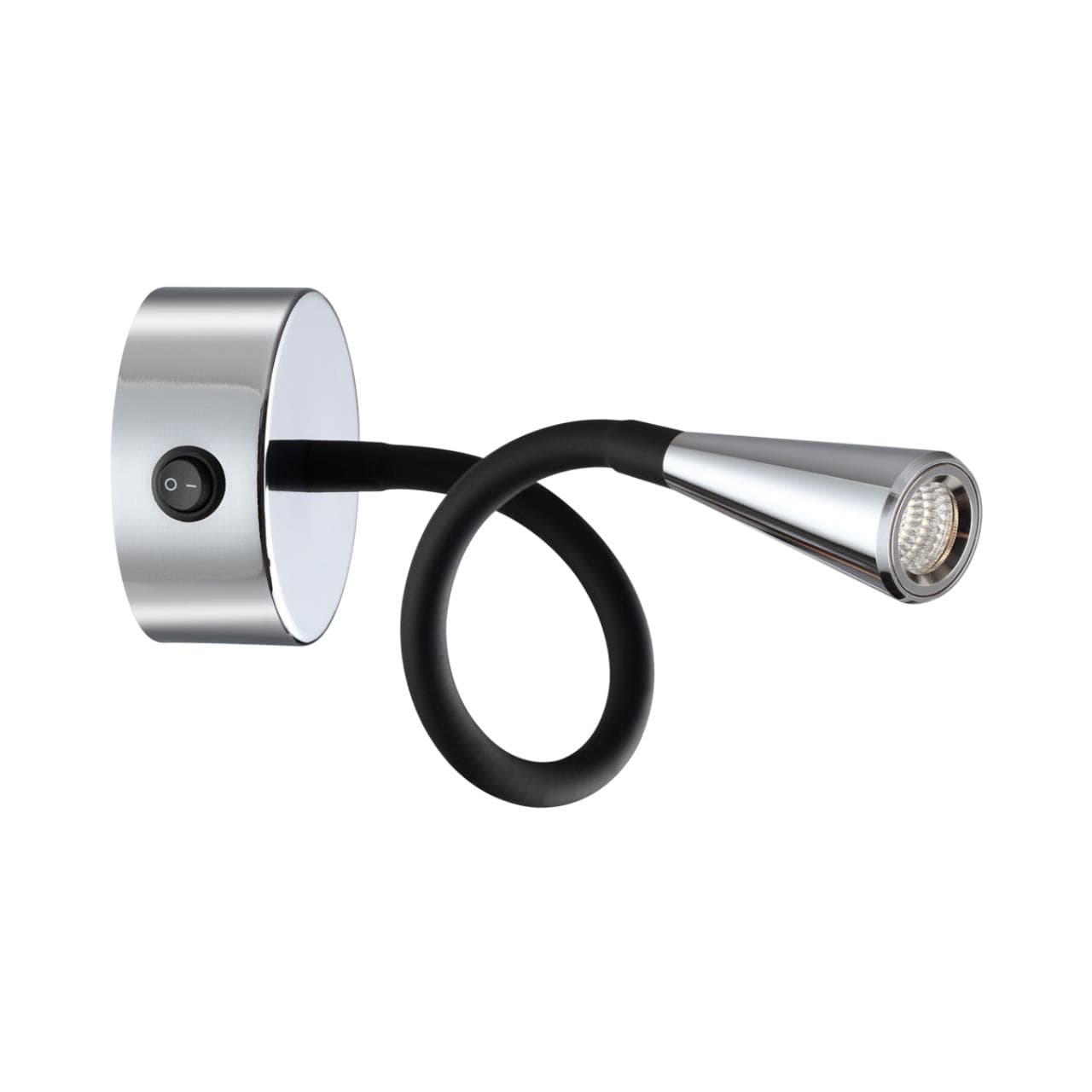 Odeon Light 4348/3WL HIGHTECH ODL23 271 хром полированный/черный/металл Настенный св-к выкл на корпусе IP20 LED 3W 263Лм 3000K ODDS — миниатюра 1