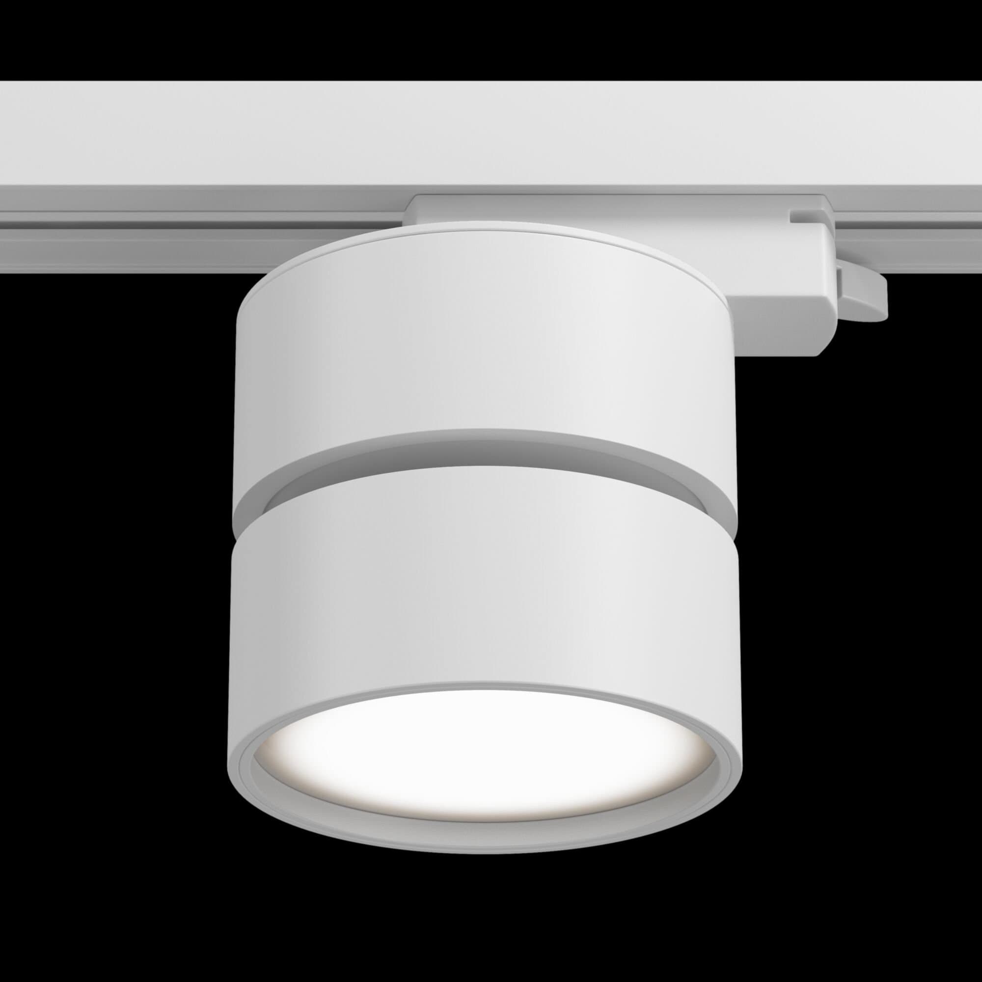 Maytoni Single phase track system Трековый светильник Белый TR007-1-12W3K-W — миниатюра 6