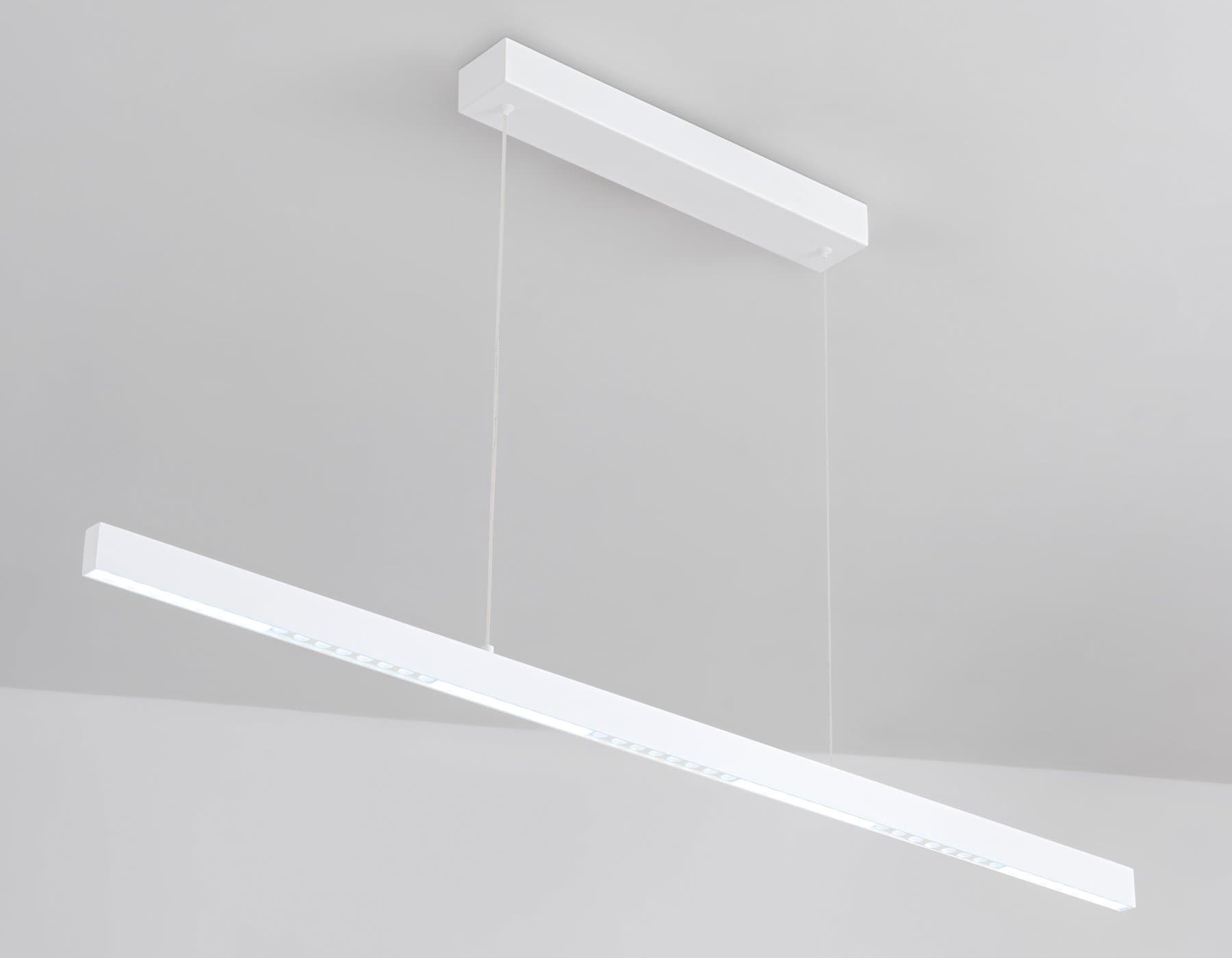 Ambrella Светильник подвесной светодиодный FL5831 WH белый 25W 3000K/4200K/6400K 1037*17.5*750 (без ПДУ) — миниатюра 3