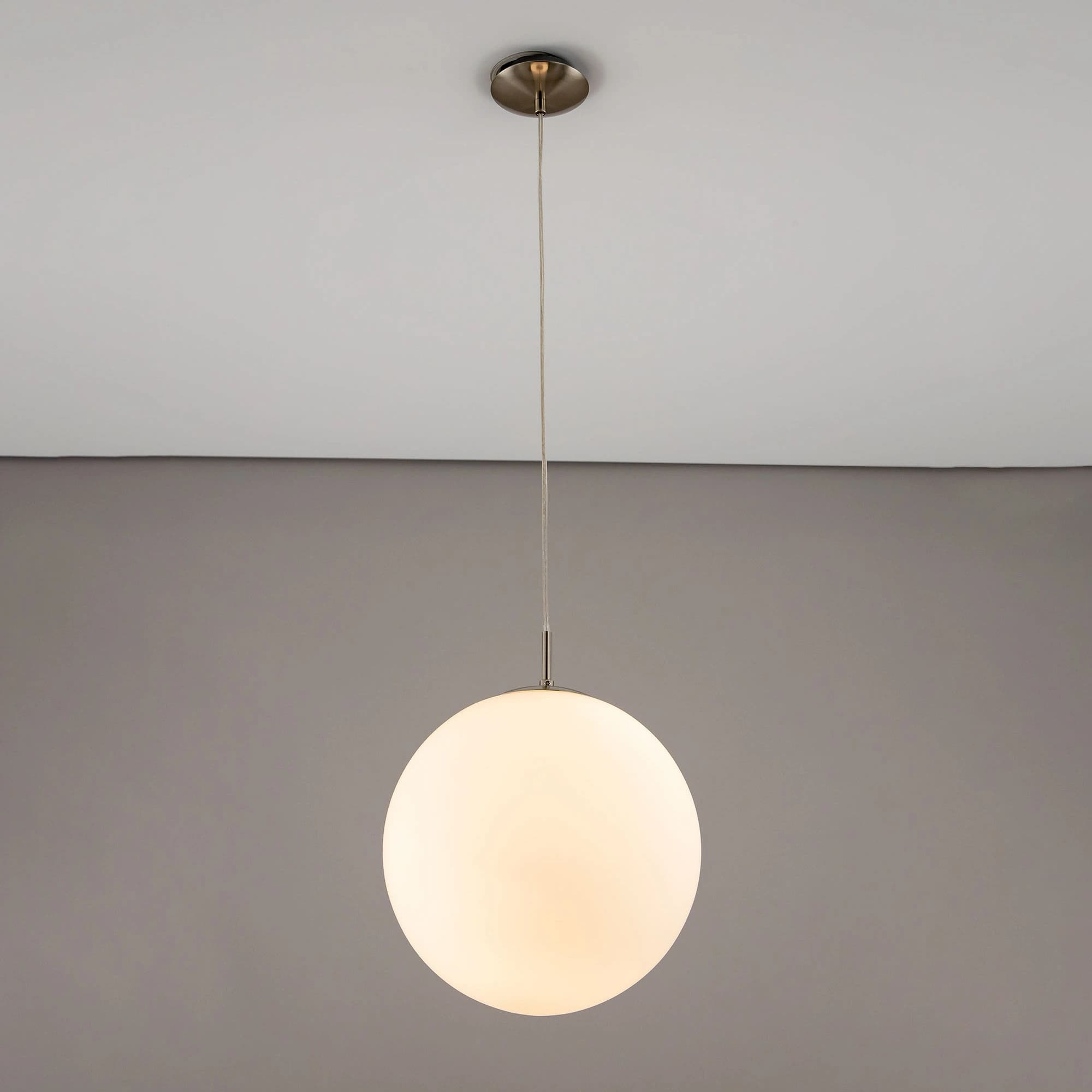 Citilux CL941301 Шар 30см Белый+Хром Мат. Подвес — миниатюра 3