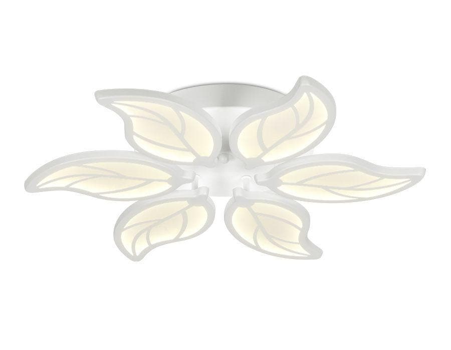 Ambrella Потолочный светодиодный светильник с пультом FA459/6 WH белый 90W 560*480*80 (ПДУ РАДИО 2.4) — миниатюра 1