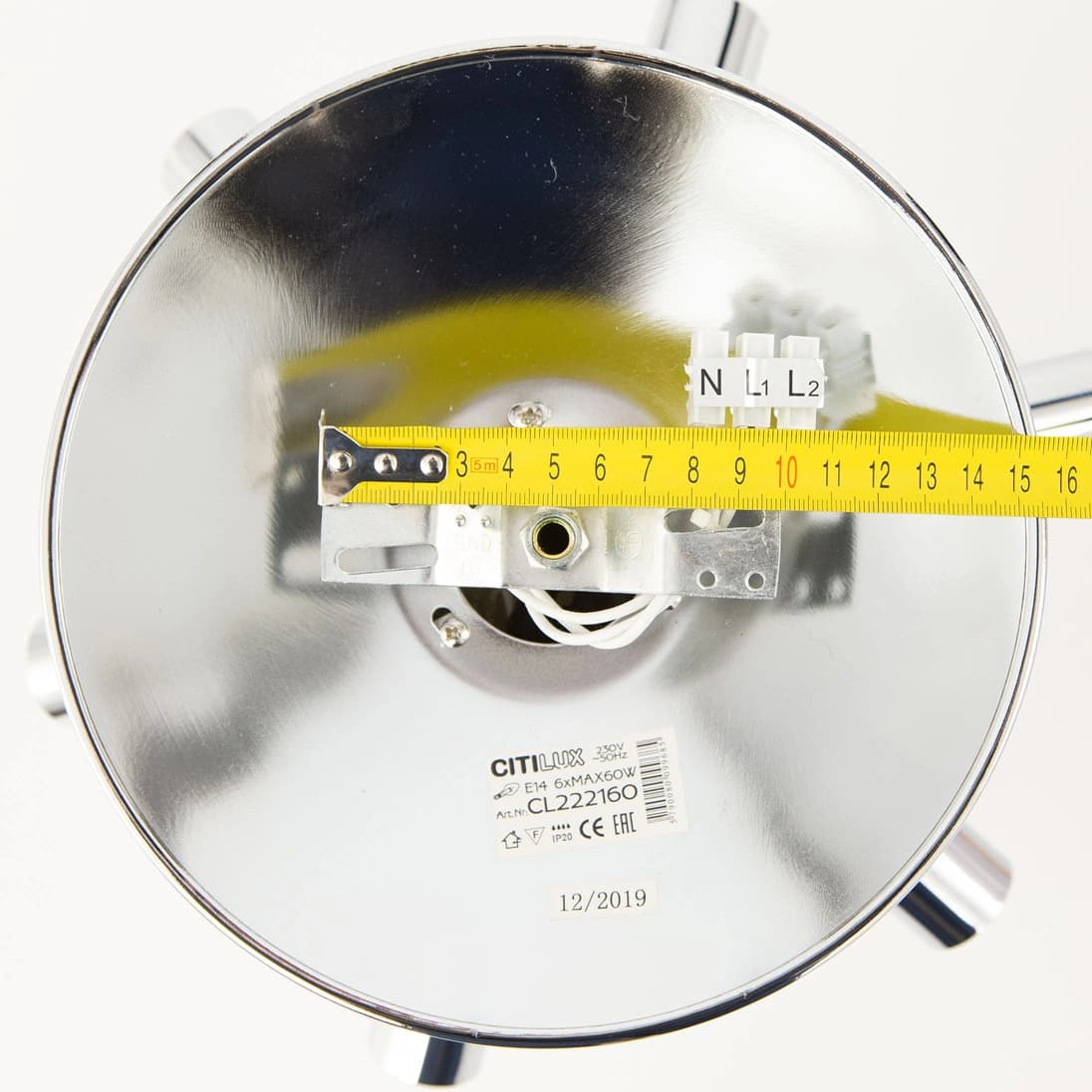 Citilux CL222160 Рандом Хром+Прозр Светильник Люстра — миниатюра 12