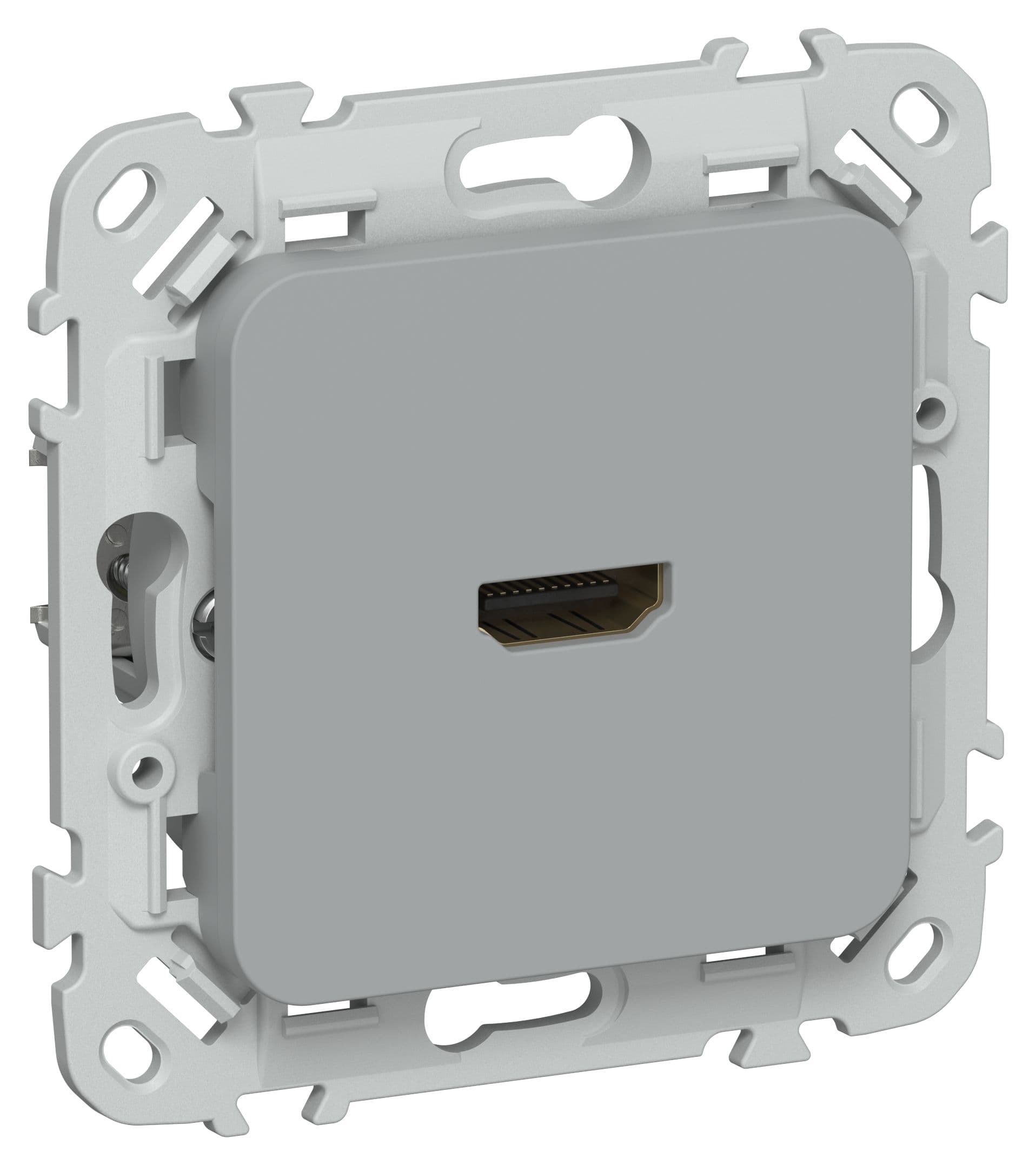 IEK FLITE Серый Розетка HDMI