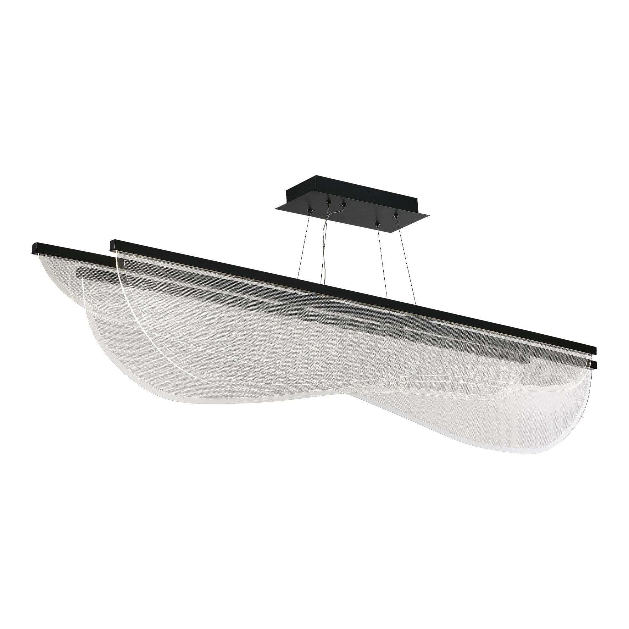 ST LUCE SL6509.423.01 Светильник подвесной Черный/Прозрачный LED 1*60W 4000K