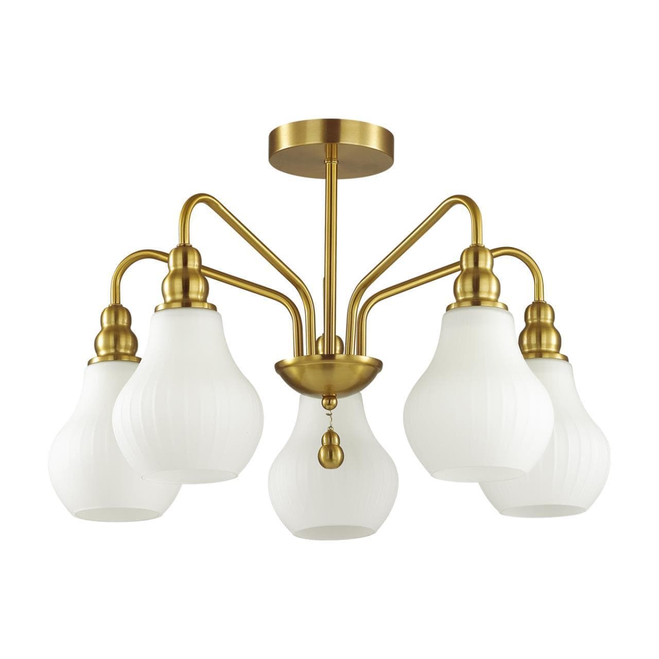 Lumion 4562/5C MODERNI LN21 латунь Люстра потолочная E27 5*60W 220V ELEONORA