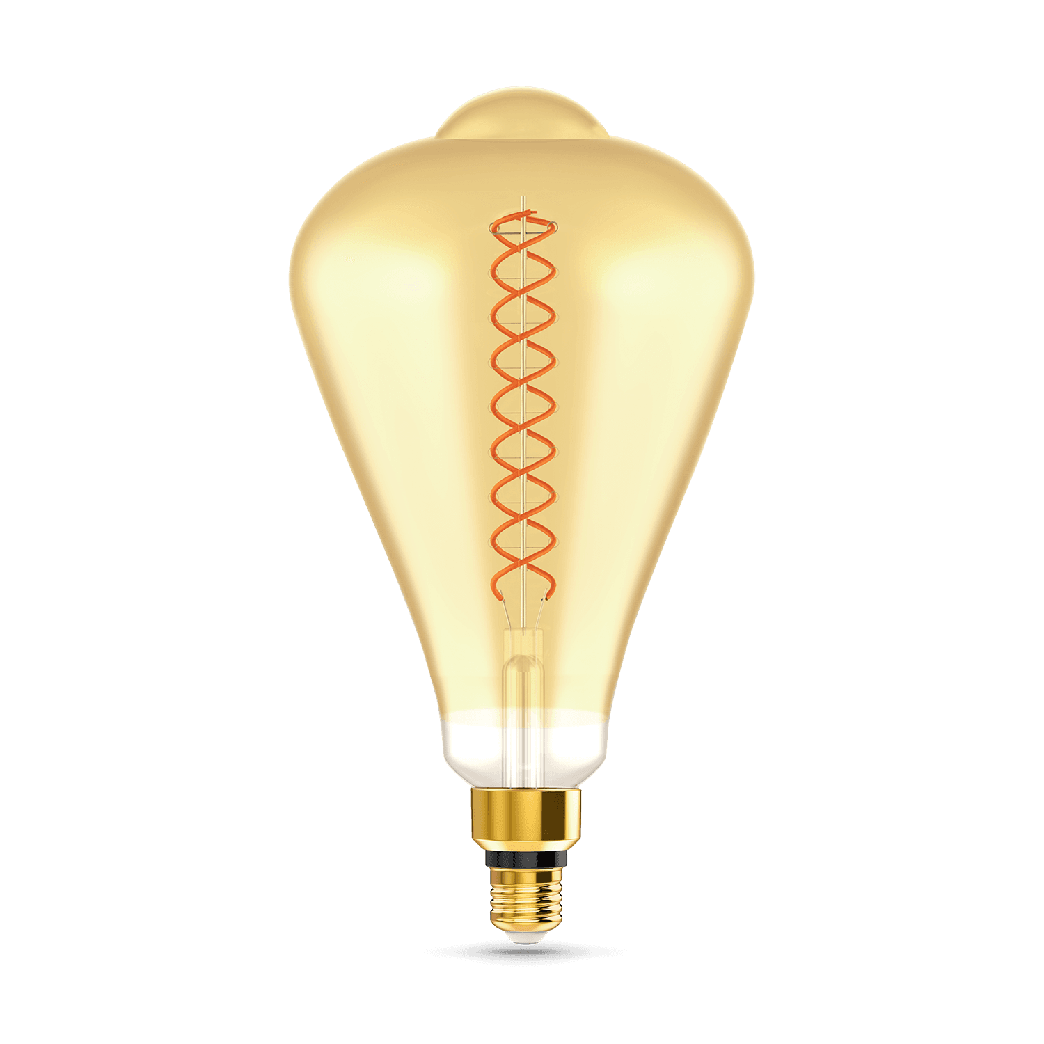 Gauss Лампа Filament ST164 8.5W 660lm 2000К Е27 golden flexible LED 157802105 — миниатюра 2