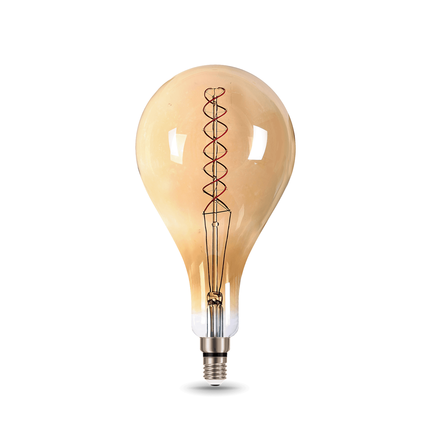 Gauss Лампа Filament А160 8W 620lm 2400К Е27 golden flexible LED 150802008 — миниатюра 5