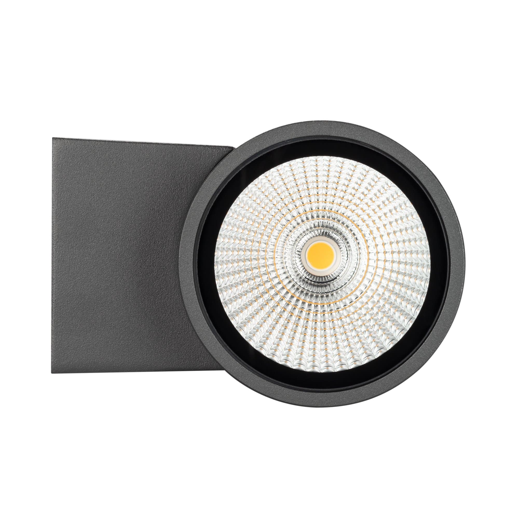 Arlight Светильник LGD-FORMA-WALL-R90-12W Warm3000 (GR, 44 deg, 230V) (IP54 Металл, 3 года) 029976 — миниатюра 3