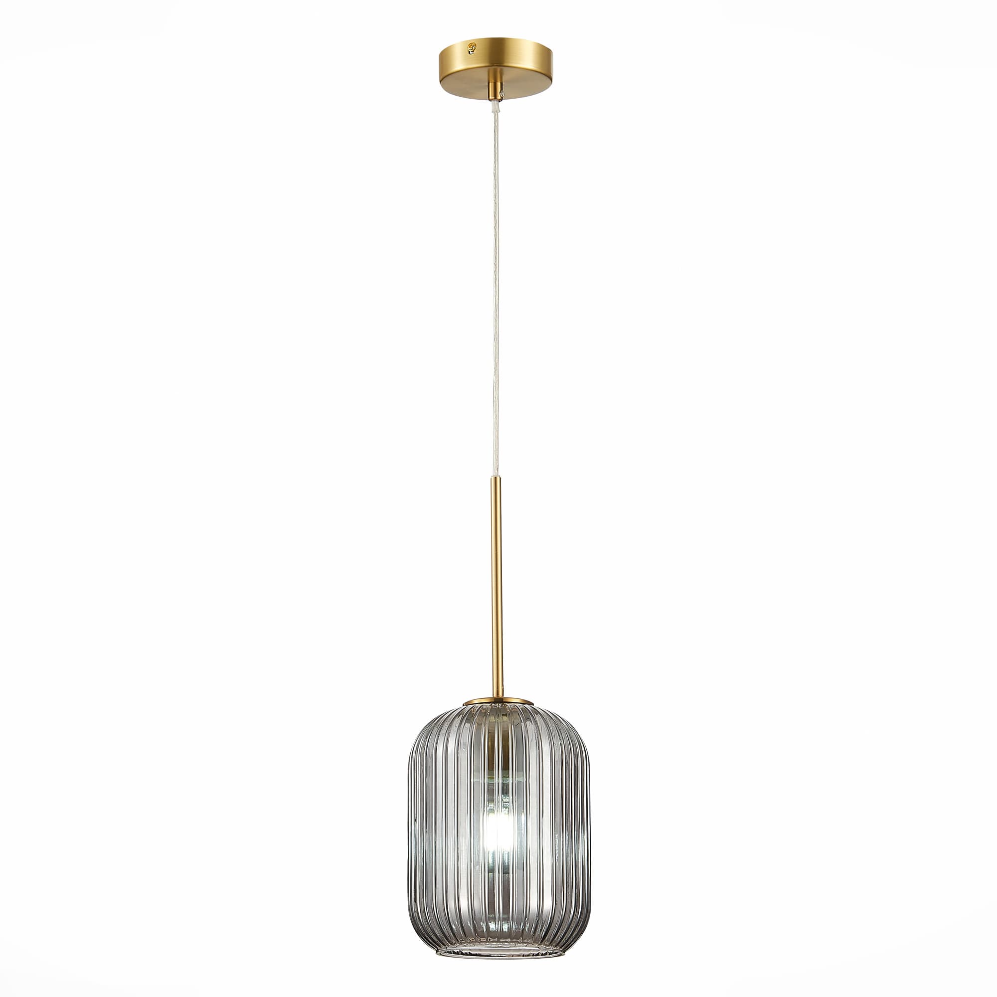 ST Luce SL1154.323.01 Подвес Латунь/Дымчатый E27 1*60W