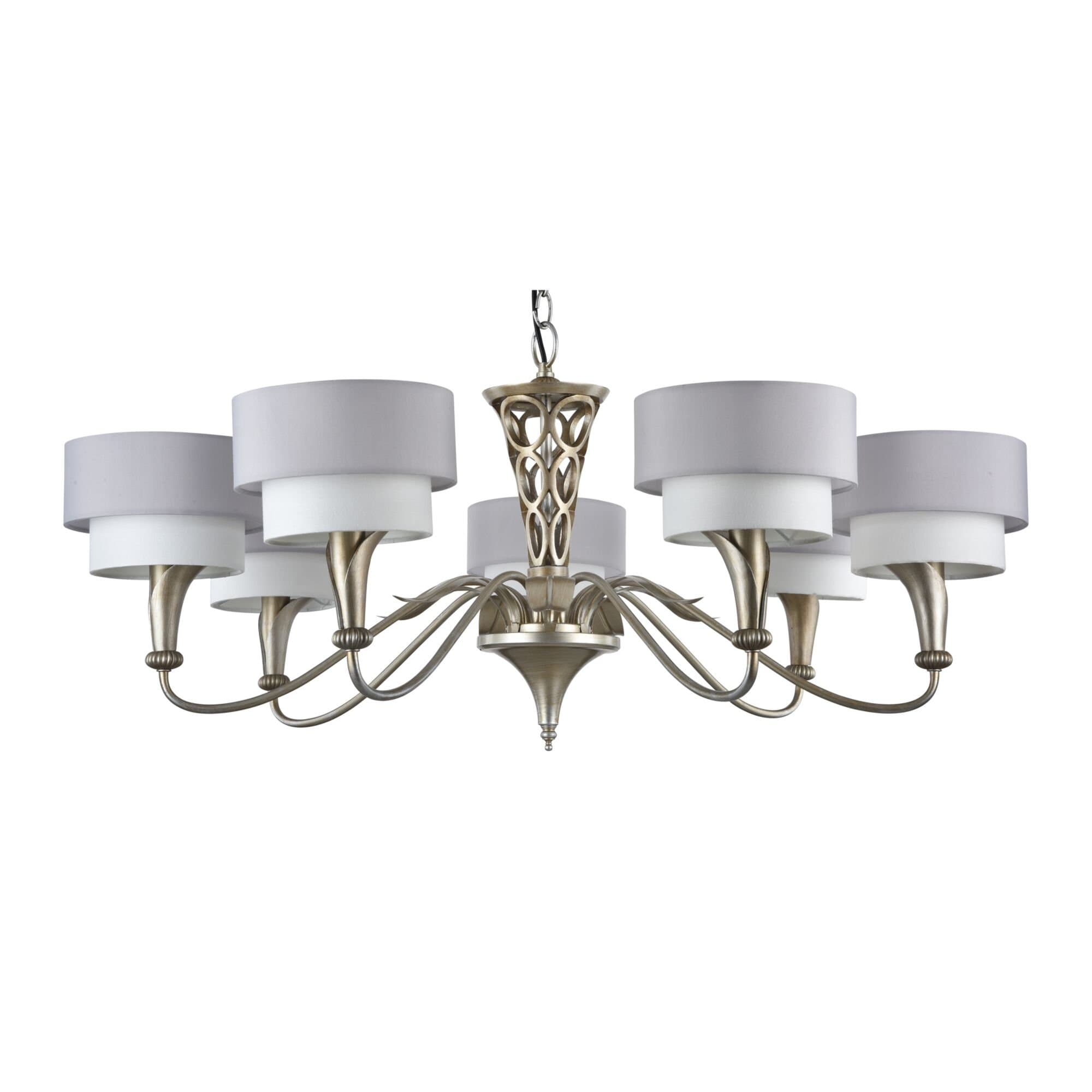 Maytoni House Lillian Серебро Антик Люстра 7xE14 40W H311-07-G — миниатюра 7